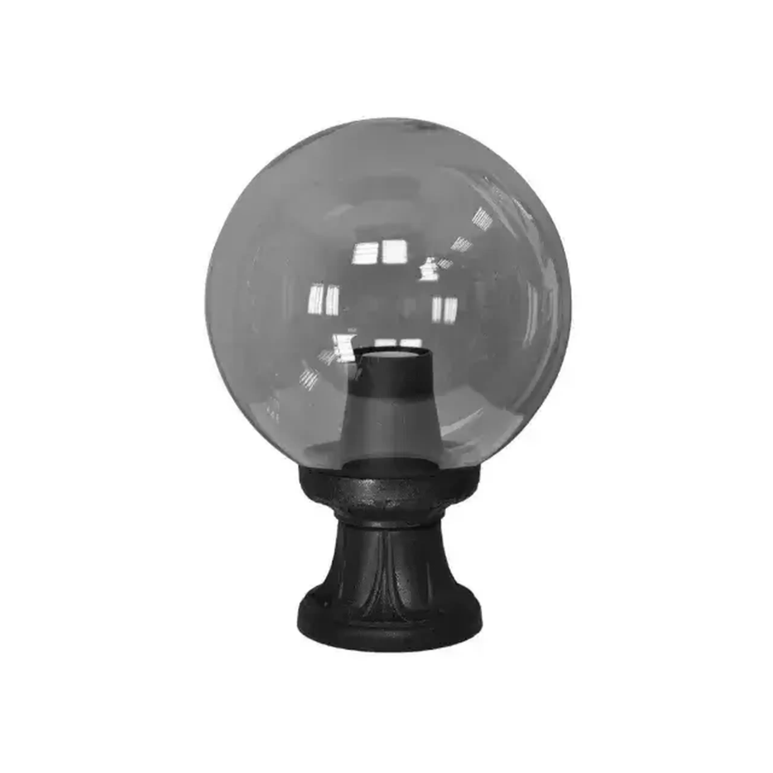 Corp de iluminat MIKROLOT/GLOBE 250 60 W E27 220 - 240 V IP55 Fumagalli - Culoare Negru/Fumuriu