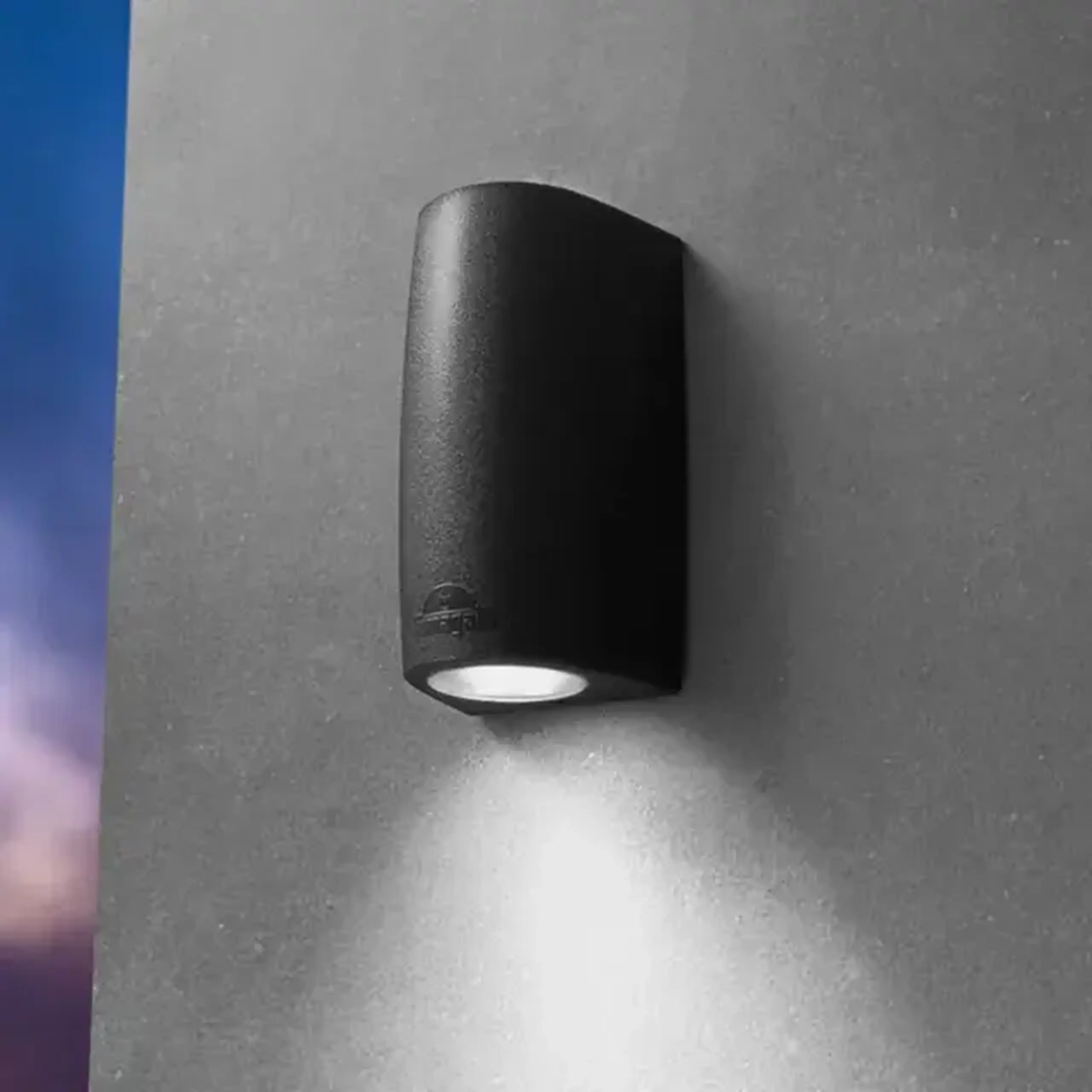 Corp de iluminat MARTA 90 1L FROSTED 3.5 W GU10 IP55 4000 K 220 - 240 V Fumagalli - Negru