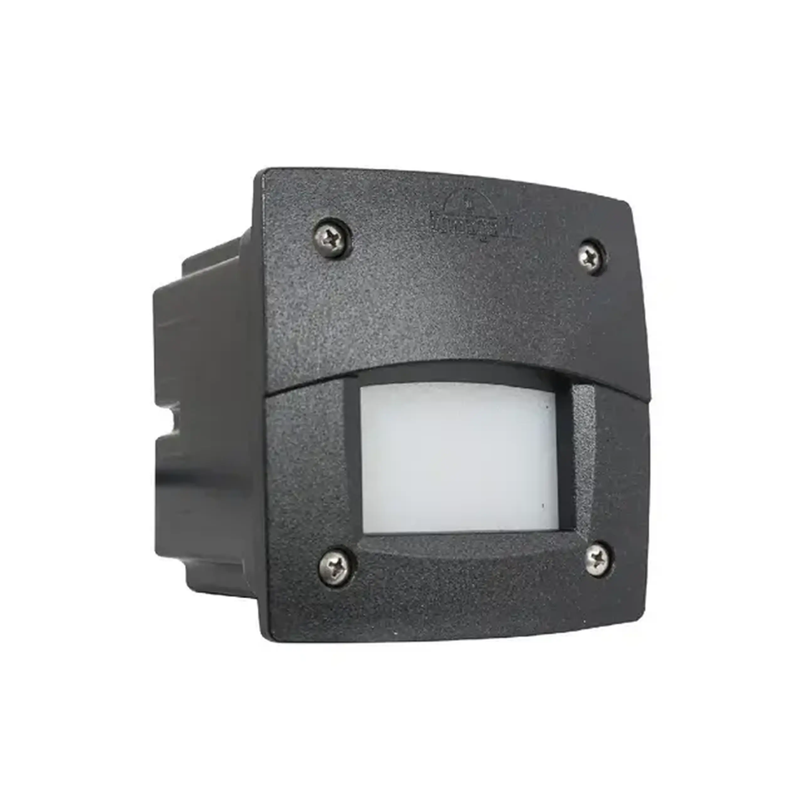 Corp de iluminat LETI 100 EL 3 W GX53 350 lm 220 - 240 V IP66 Fumagalli - Negru/Opal Pătrat