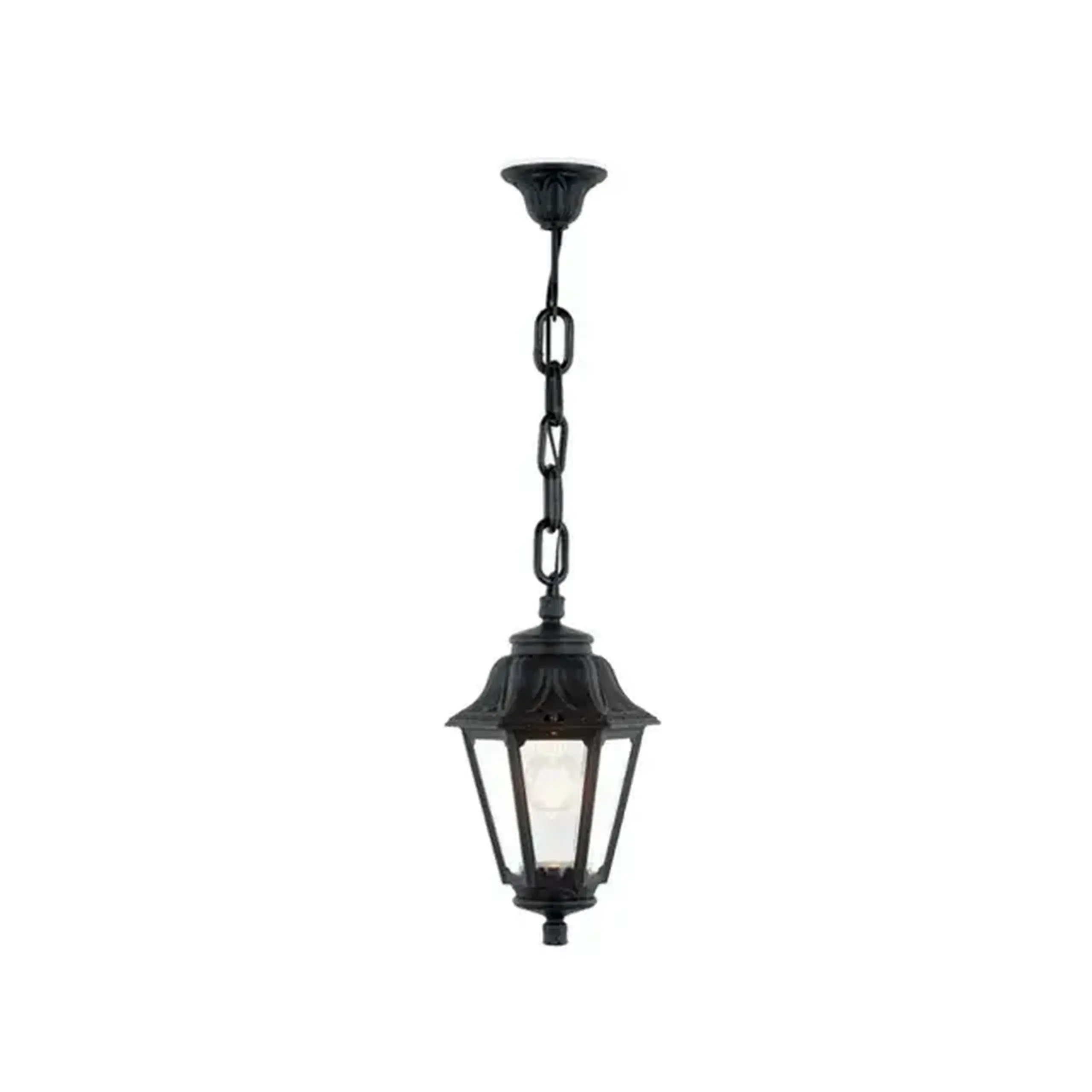 Corp de iluminat SICHEM/ANNA 60 W E27 220 - 240 V IP44 Fumagalli - Culoare Negru/Transparent