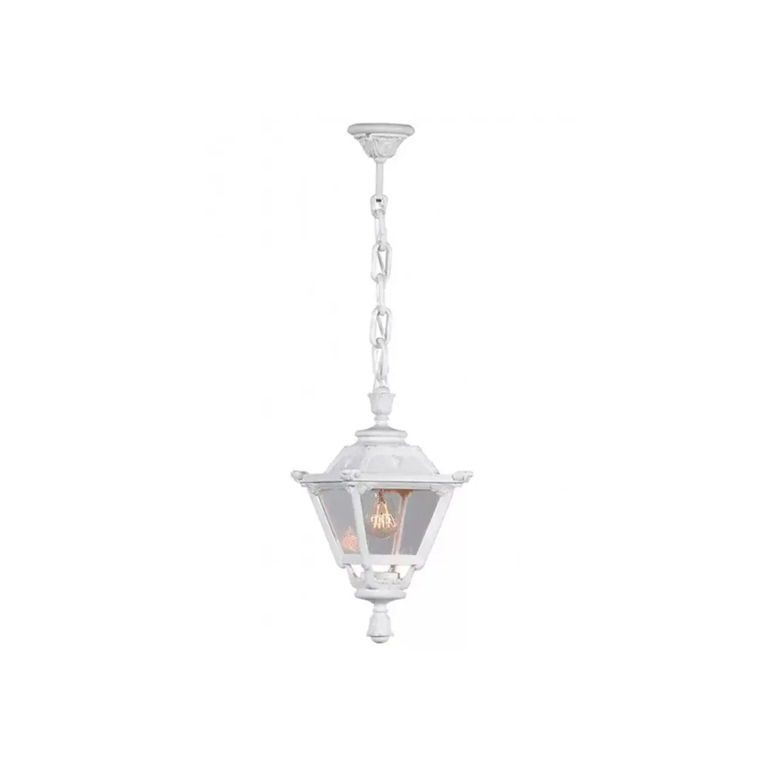 Corp de iluminat SICHEM/GOLIA 60 W E27 220 - 240 V IP55 Fumagalli - Culoare Alb/Transparent