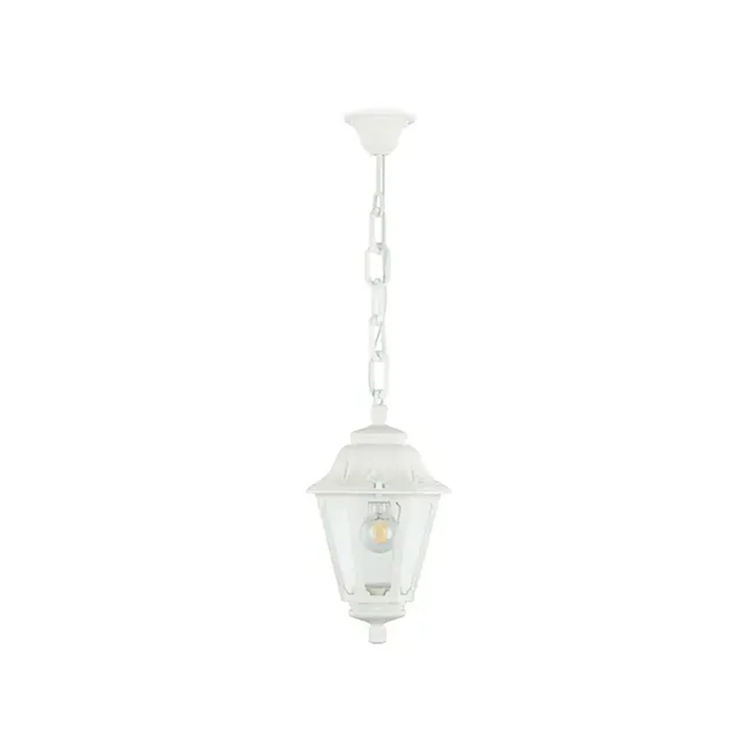 Corp de iluminat SICHEM/ANNA 60 W E27 220 - 240 V IP44 Fumagalli - Culoare Alb/Transparent