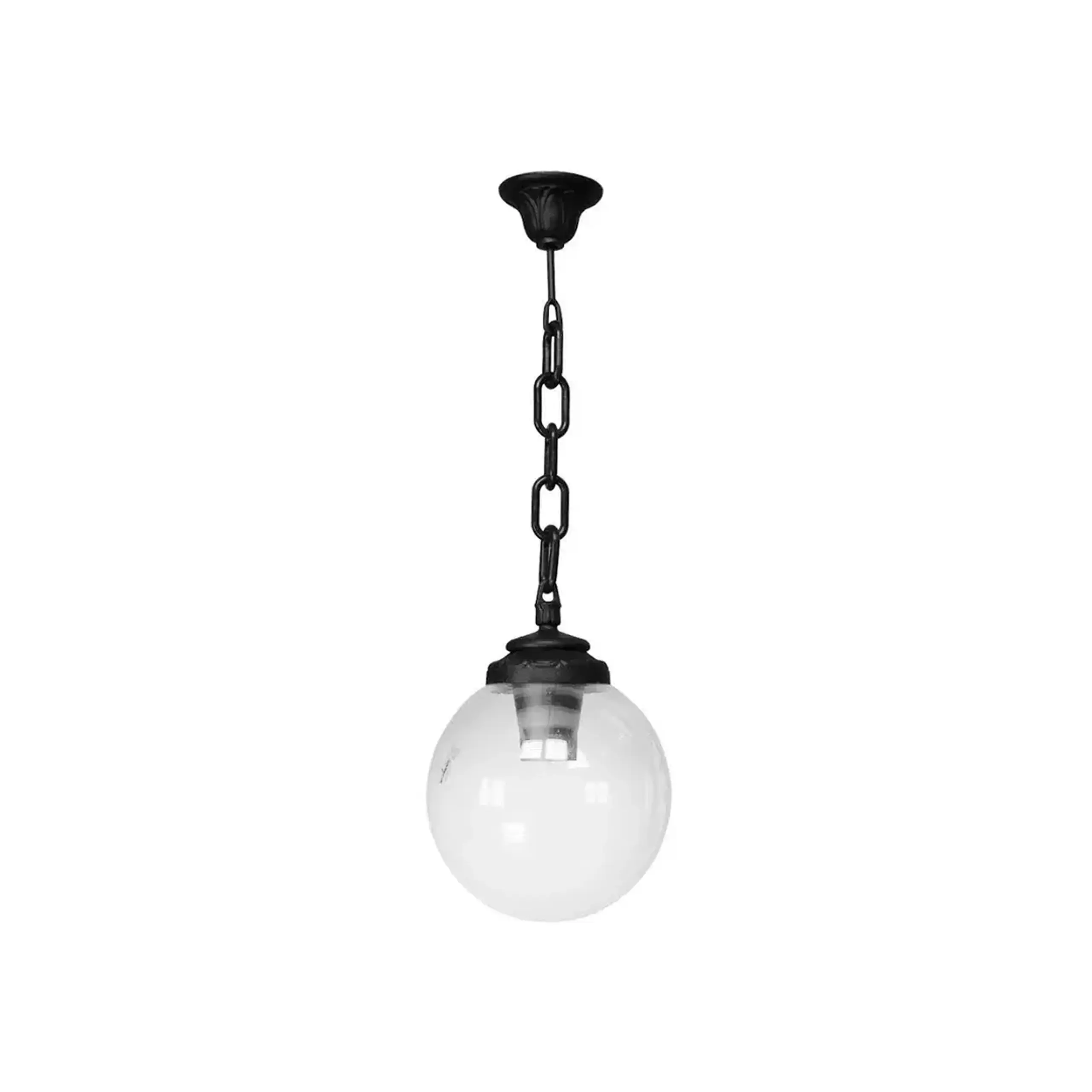 Corp de iluminat SICHEM/GLOBE 60 W E27 220 - 240 V IP55 Fumagalli - Culoare Negru/Transparent