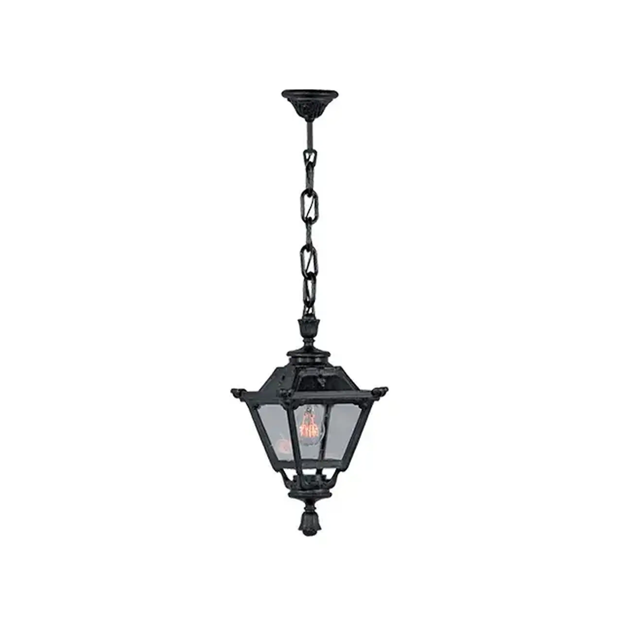 Corp de iluminat SICHEM/GOLIA 60 W E27 220 - 240 V IP55 Fumagalli - Culoare Negru/Transparent