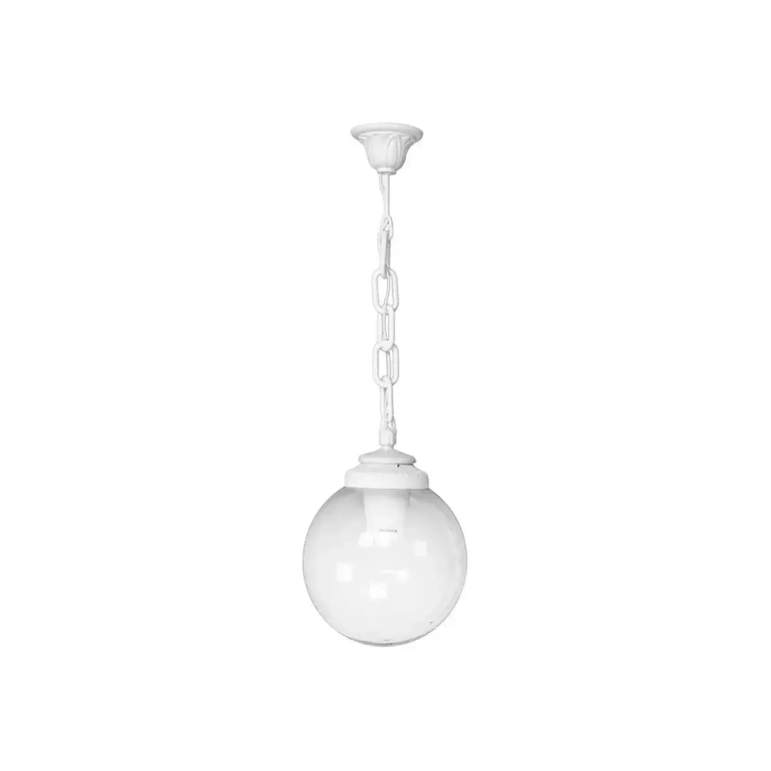 Corp de iluminat SICHEM/GLOBE 60 W E27 220 - 240 V IP55 Fumagalli - Culoare Alb/Transparent