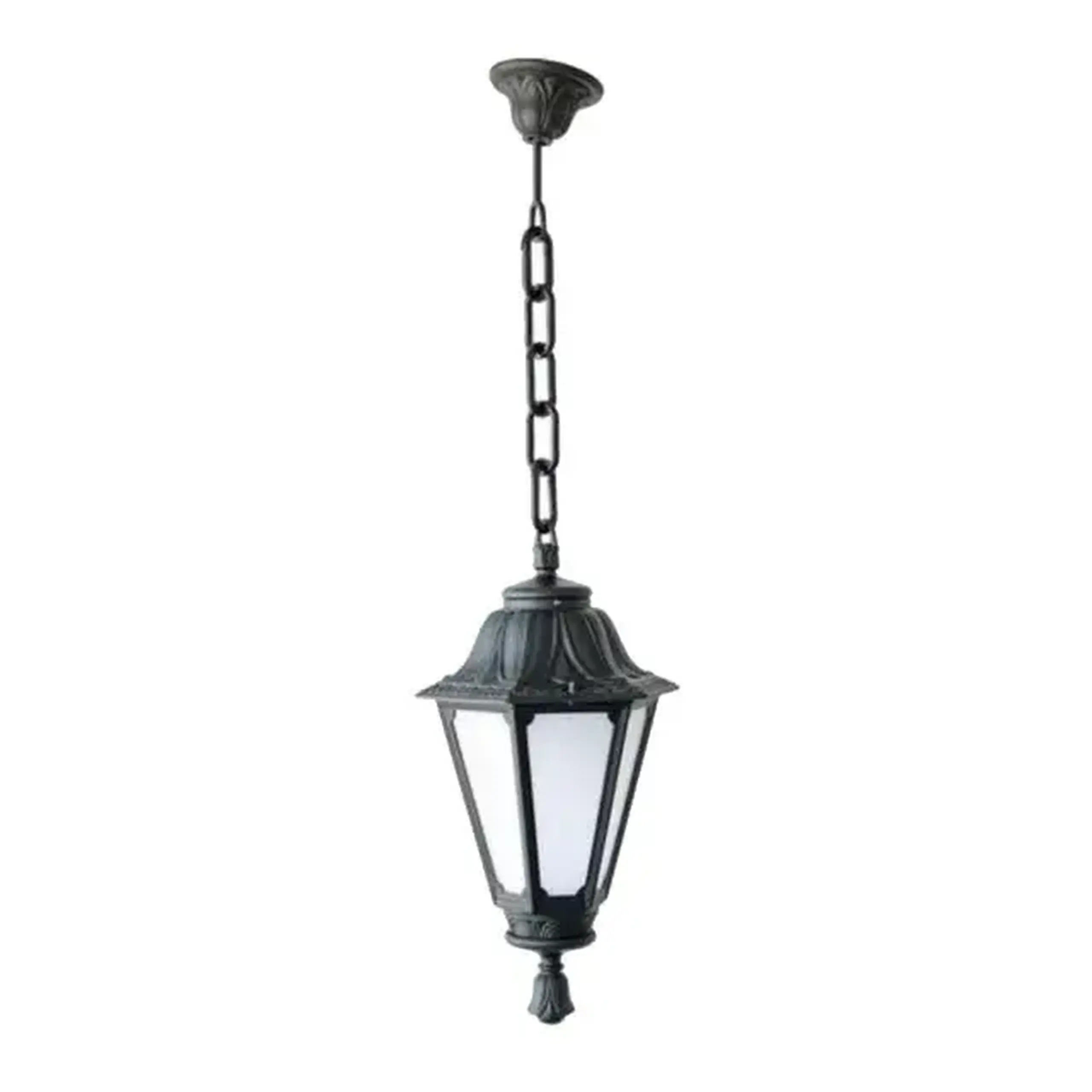 Corp de iluminat SICHEM/ANNA 60 W E27 220 - 240 V IP44 Fumagalli - Culoare Negru/Opal