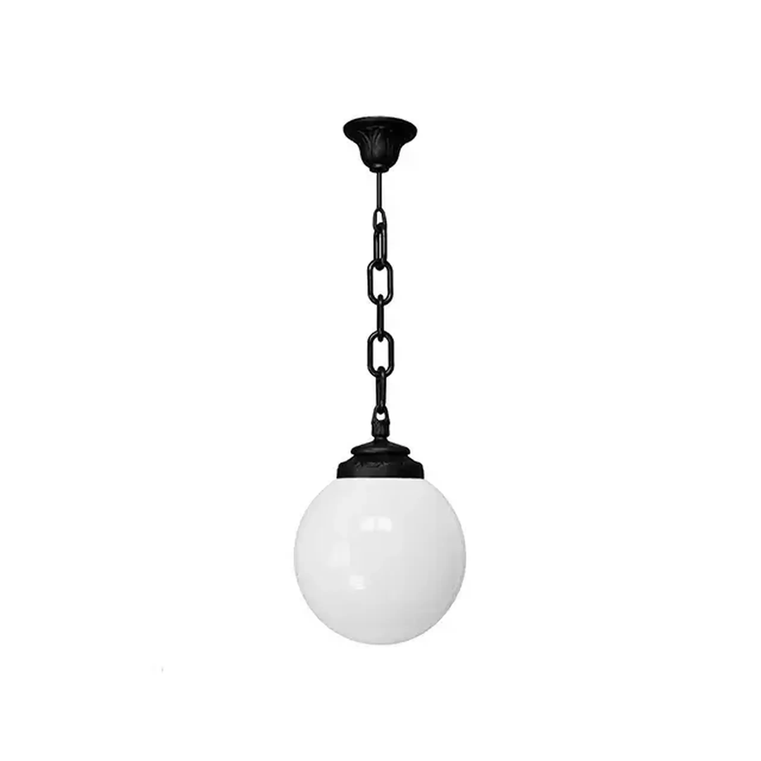 Corp de iluminat SICHEM/GLOBE 60 W E27 220 - 240 V IP55 Fumagalli - Culoare Negru/Opal