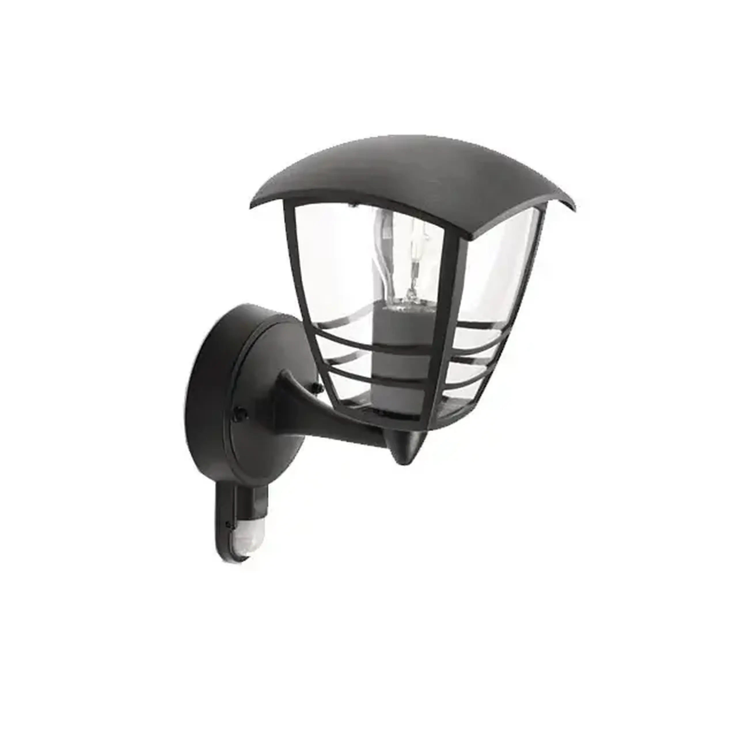 Corp de iluminat cu senzor CREEK 60 W E27 220 - 240 V IP44 Philips - Culoare Negru