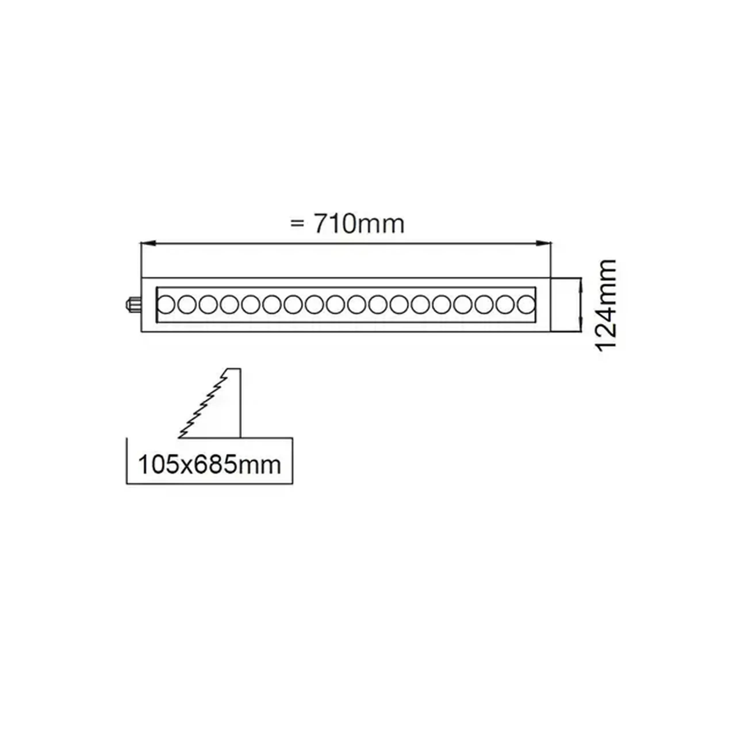 Corp de iluminat LED Lm2895 22 W LED 3000 K 220 - 240 V IP67 Rightlight