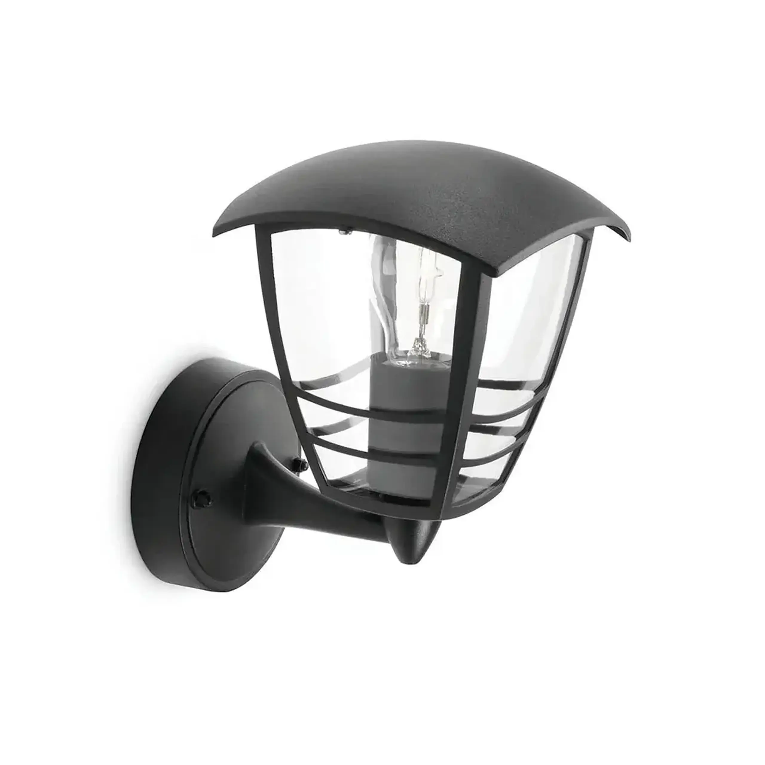 Corp de iluminat 60 W E27 220 - 240 V IP44 Philips - Negru 200 x 175 x 235 mm (L x W x H x Ø)