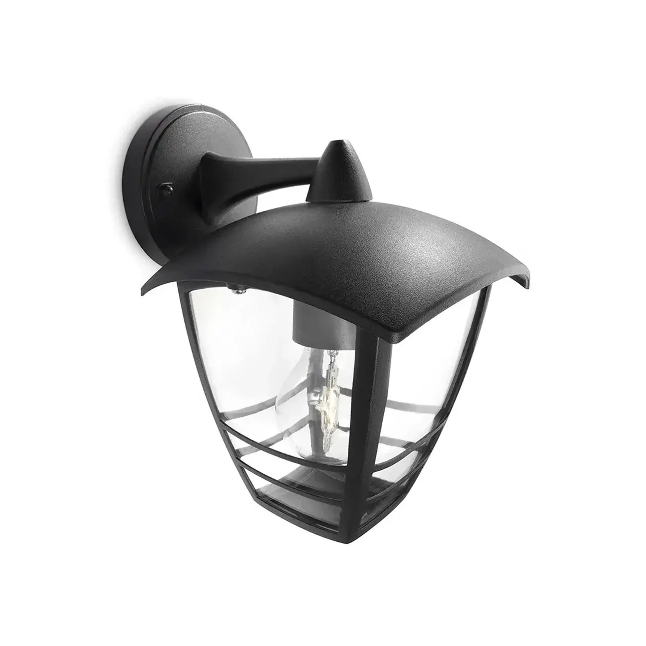 Corp de iluminat 60 W E27 220 - 240 V IP44 Philips - Negru 200 x 175 x 240 mm (L x W x H x Ø)