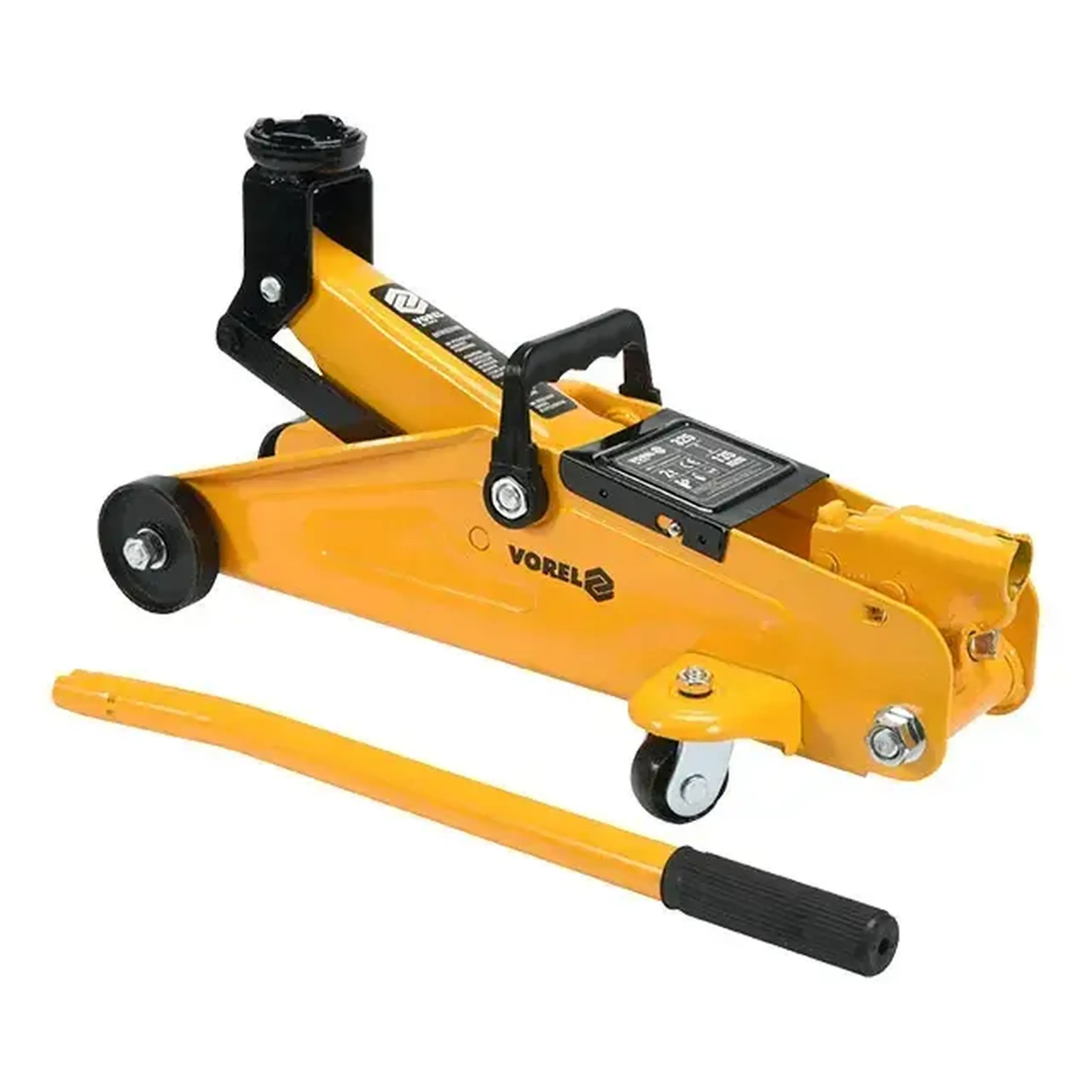 Cric hidraulic cu piston 2 t Vorel - Încărcătura maximă 2 t