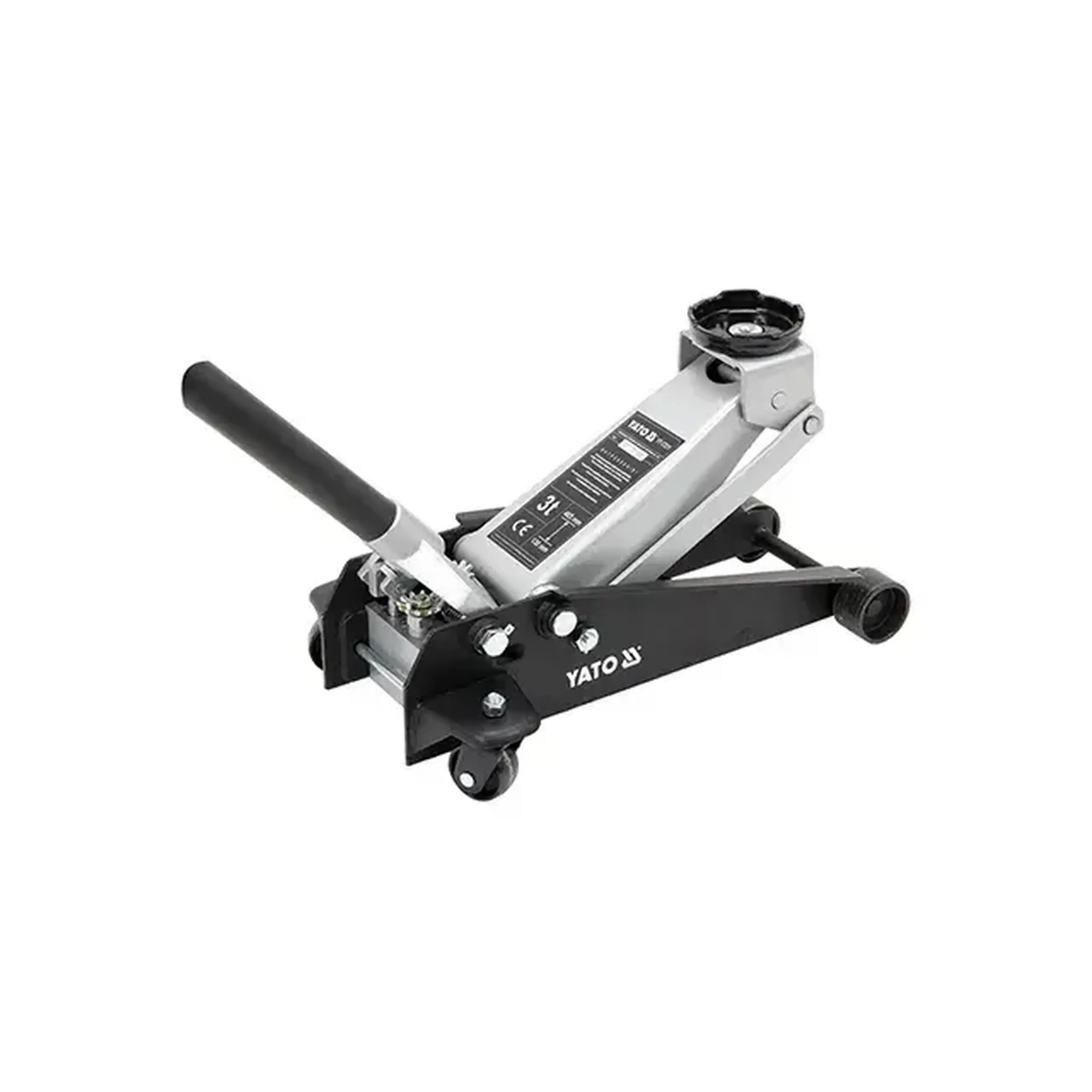 Cric hidraulic auto cu profil jos 2 t Yato - Greutatea 27.7 kg
