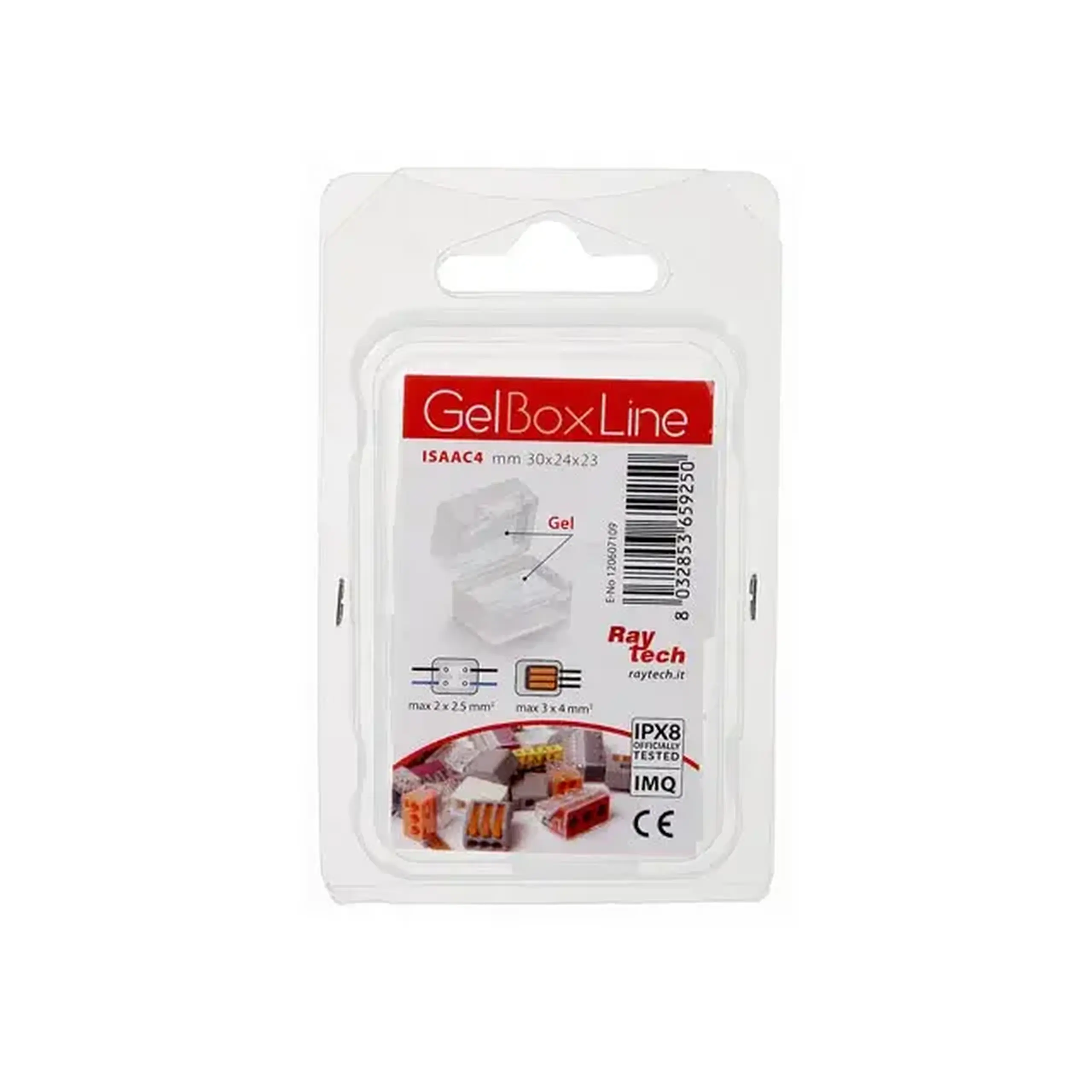 Cutie conector cu gel Raytech Isaac4 30 x 27 x 23 mm 4 mm²