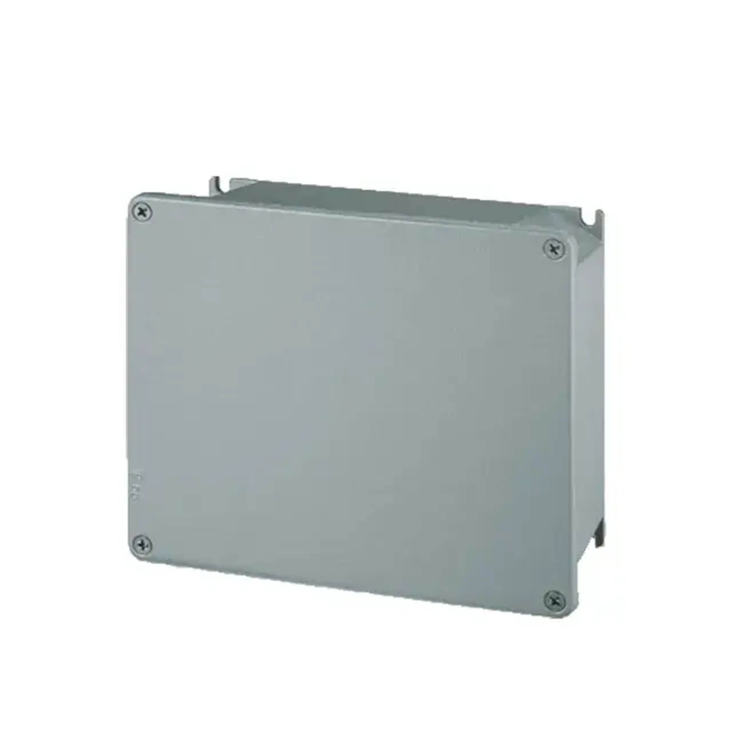 Cutie de distribuție 100 x 100 x 60 mm Aluminiu ALUBOX Scame - Dimensiuni (L x W x H x Ø) 100 x 100 x 60 mm
