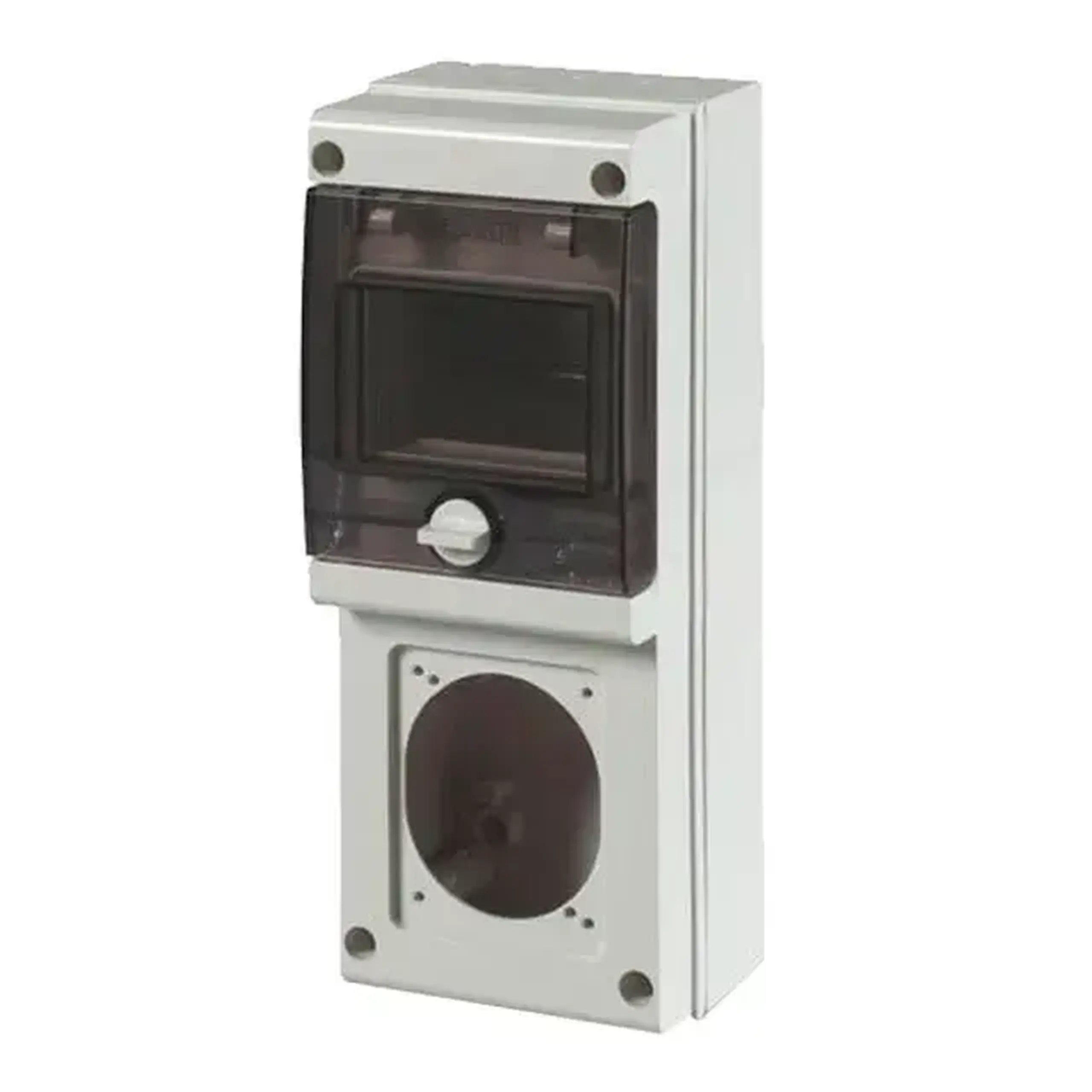 Cutie pentru automate 4 module IP66 Scame - Alb 280 x 110 x 95 mm (L x W x H x Ø)