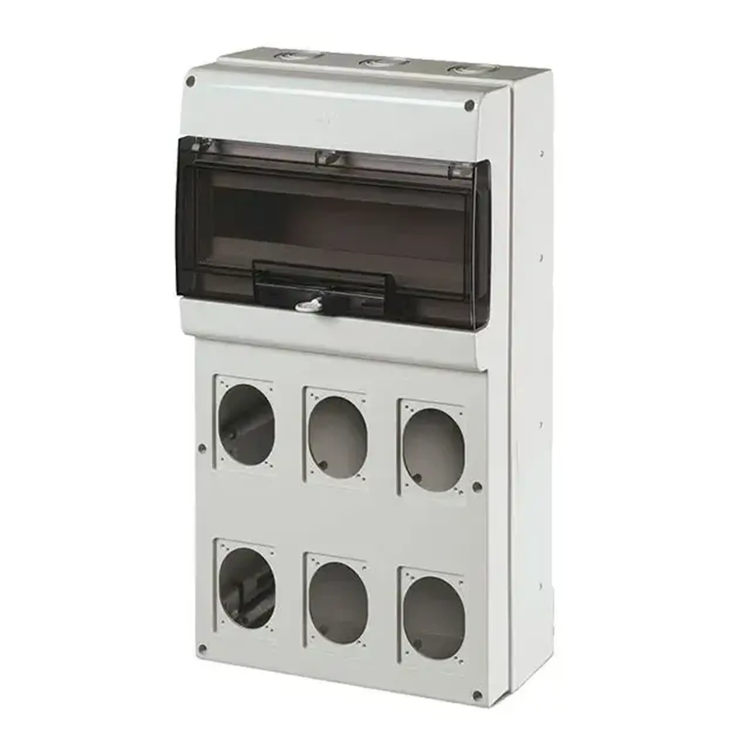 Cutie pentru automate 4 module IP66 Scame - Gri 550 x 328 x 140 mm (L x W x H x Ø)