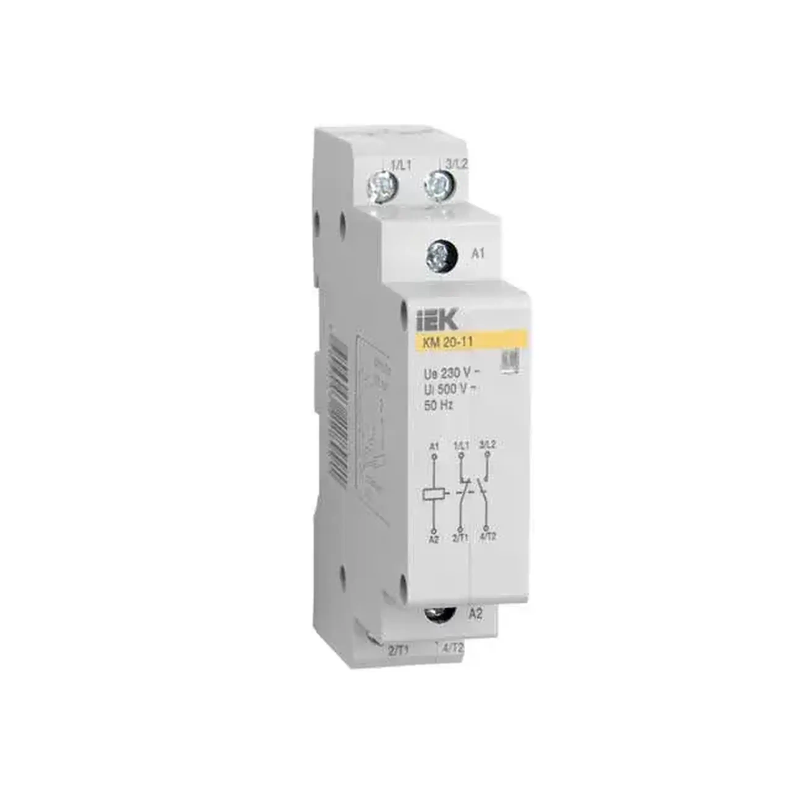 Contactor modular KM20-11 20 A 50 Hz 230 V IP20 IEK