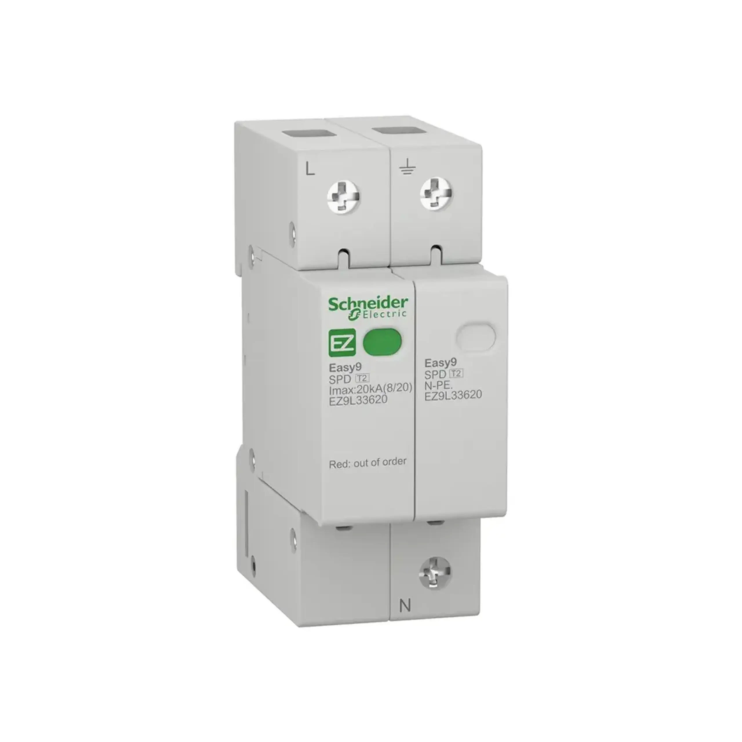 Descărcător de joasă tensiune EZ9 1P+N 230 V Schneider-Electric