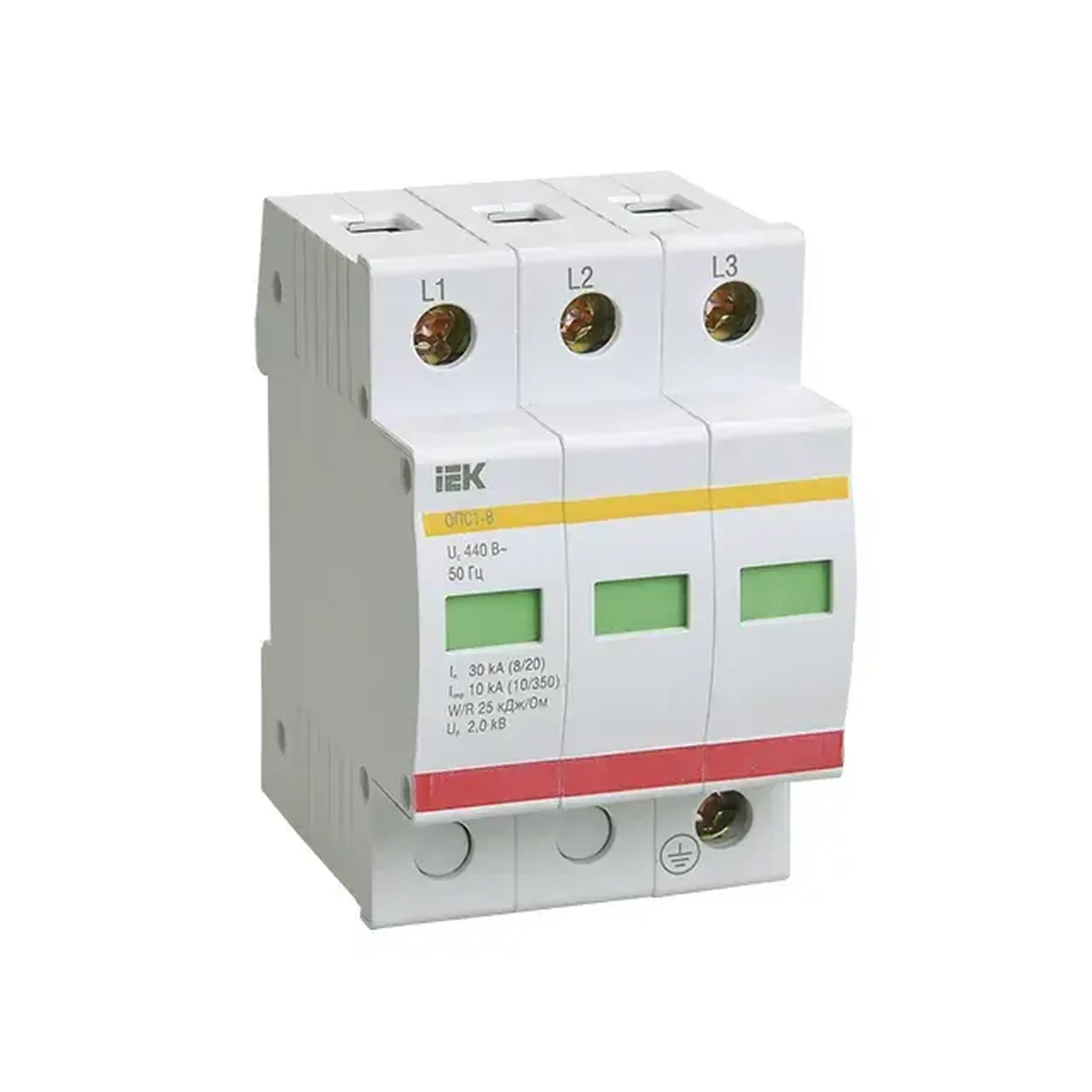Descărcător IEK OПС1 3P B 30 kA 400 V