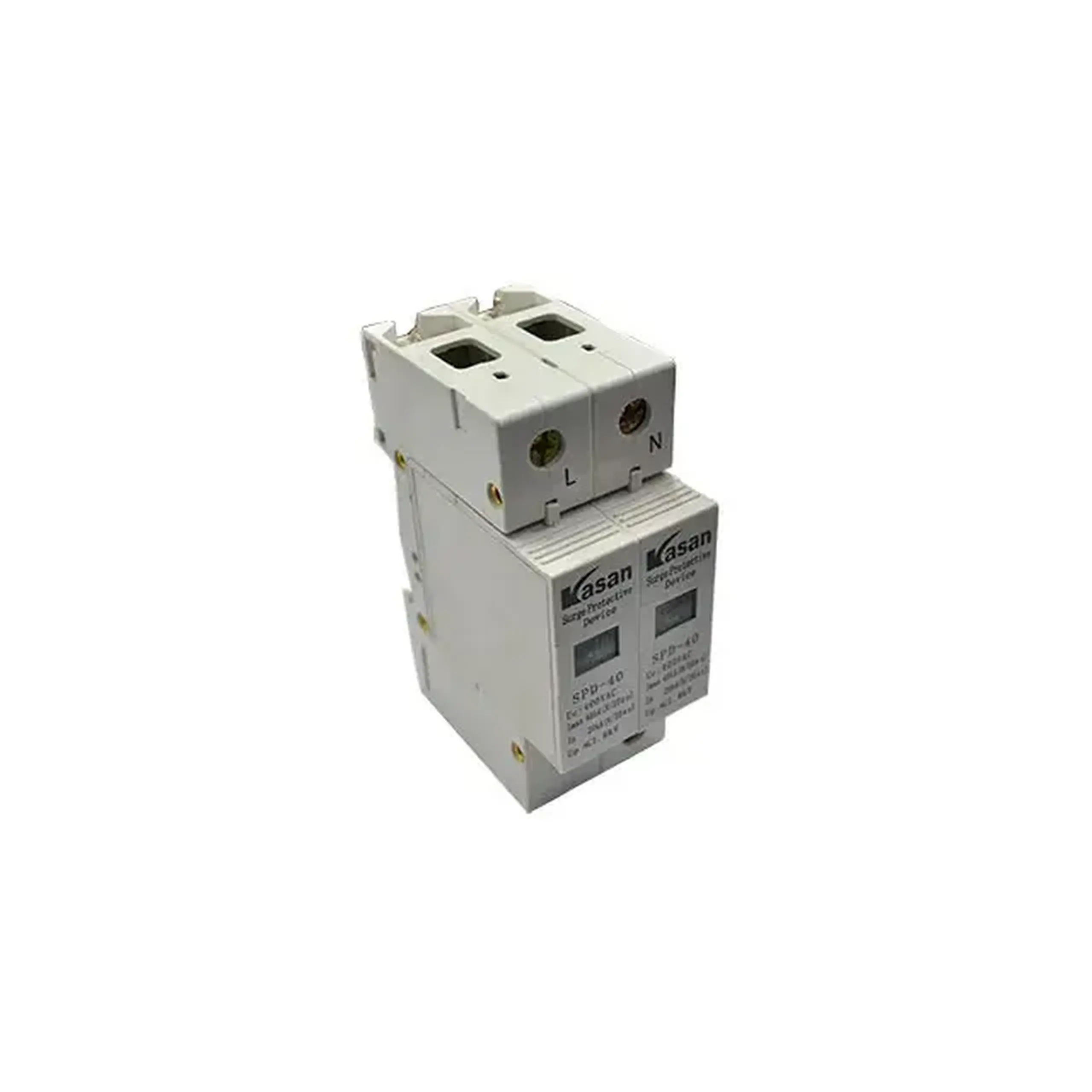 Descărcător de joasă tensiune KASAN SPD1 1P C 20 kA 400 V - Nr. Poli 2P