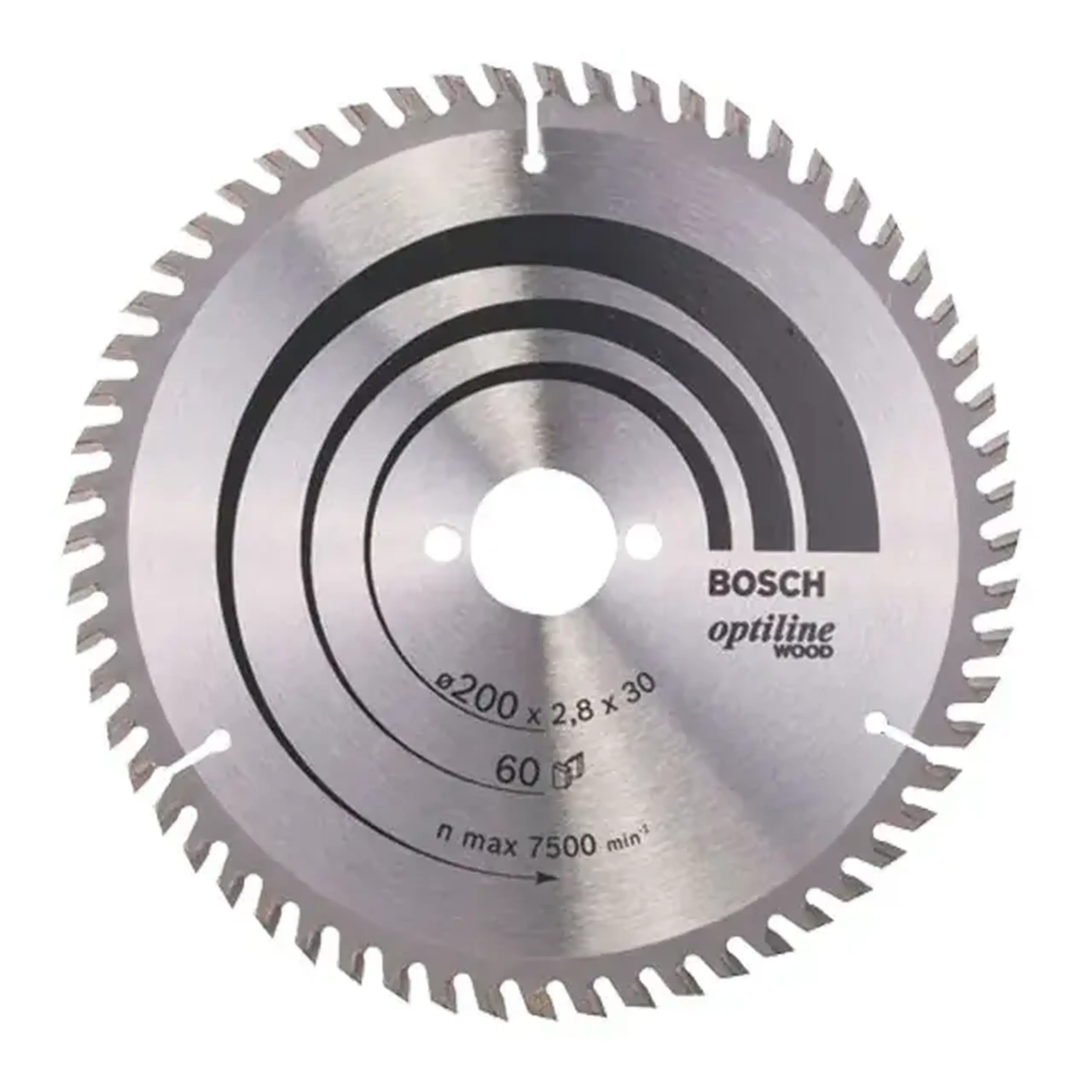 Disc de tăiat lemn WZ 184 * 30 mm Bosch - Numărul de dinți 60