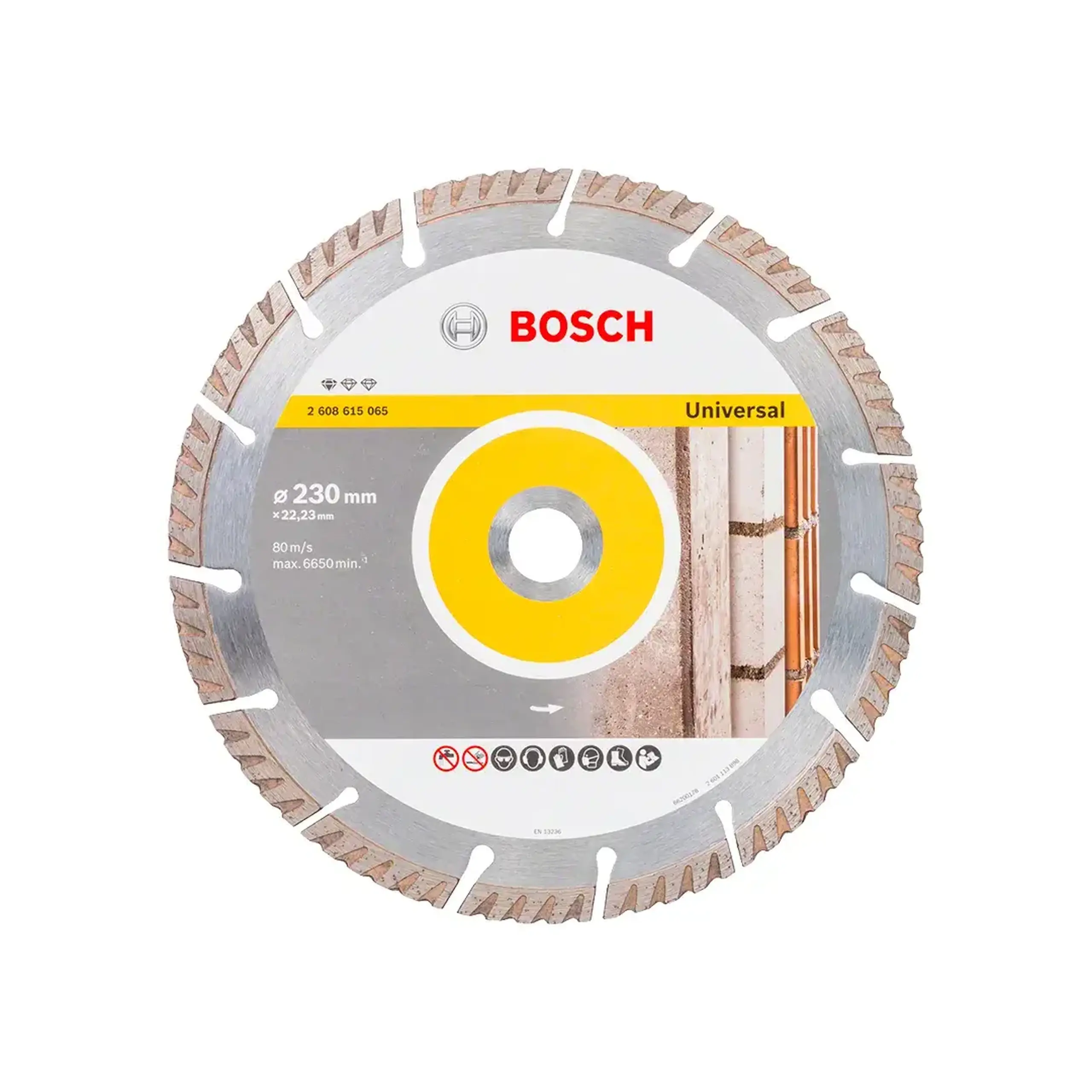 Disc diamantat segmentat pentru beton 230 * 22 mm Bosch