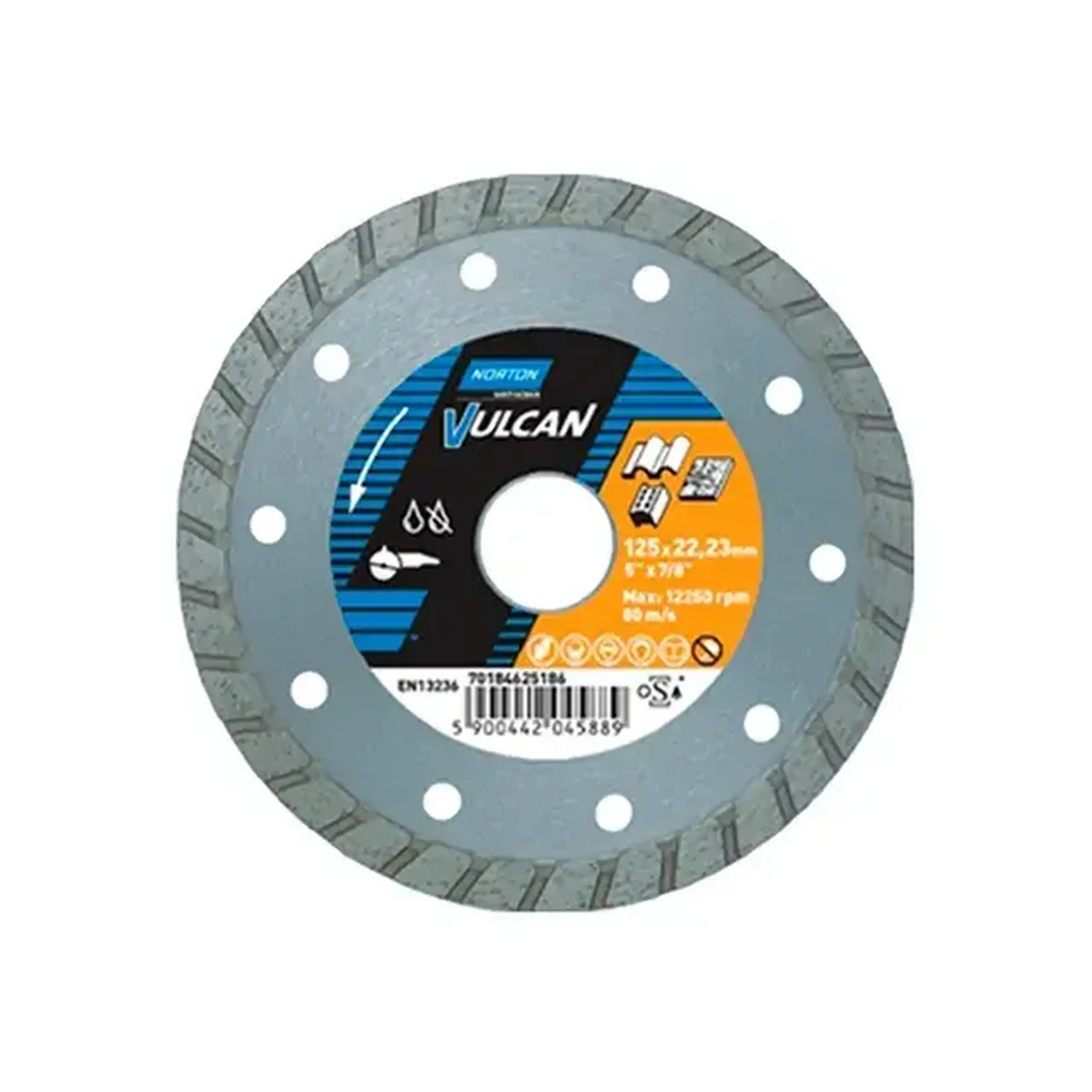Disc diamantat pentru granit TURBO 180 * 22.23 mm VULCAN