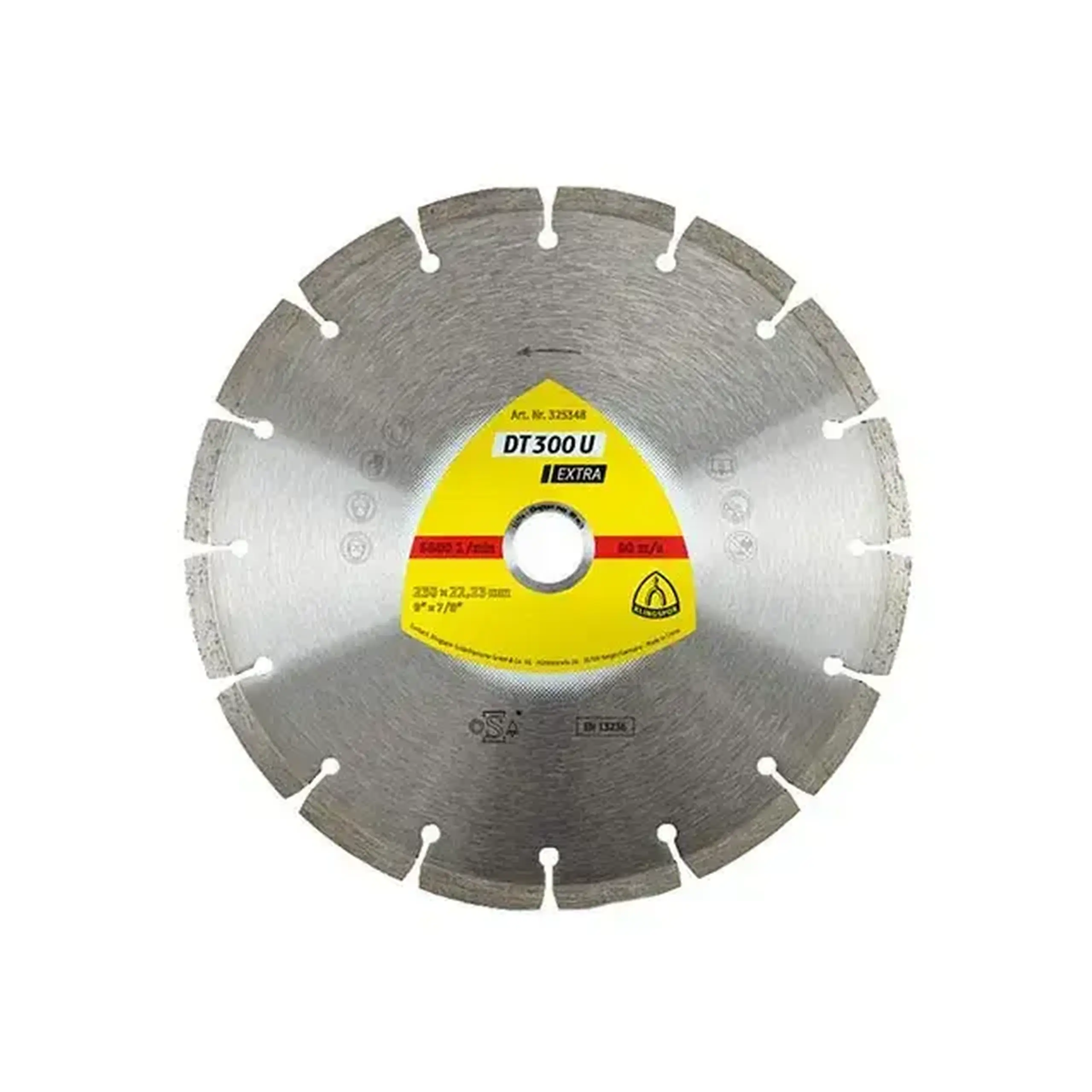 Disc diamantat segmentat pentru beton EXTRA 230 * 22.23 mm Klingspor