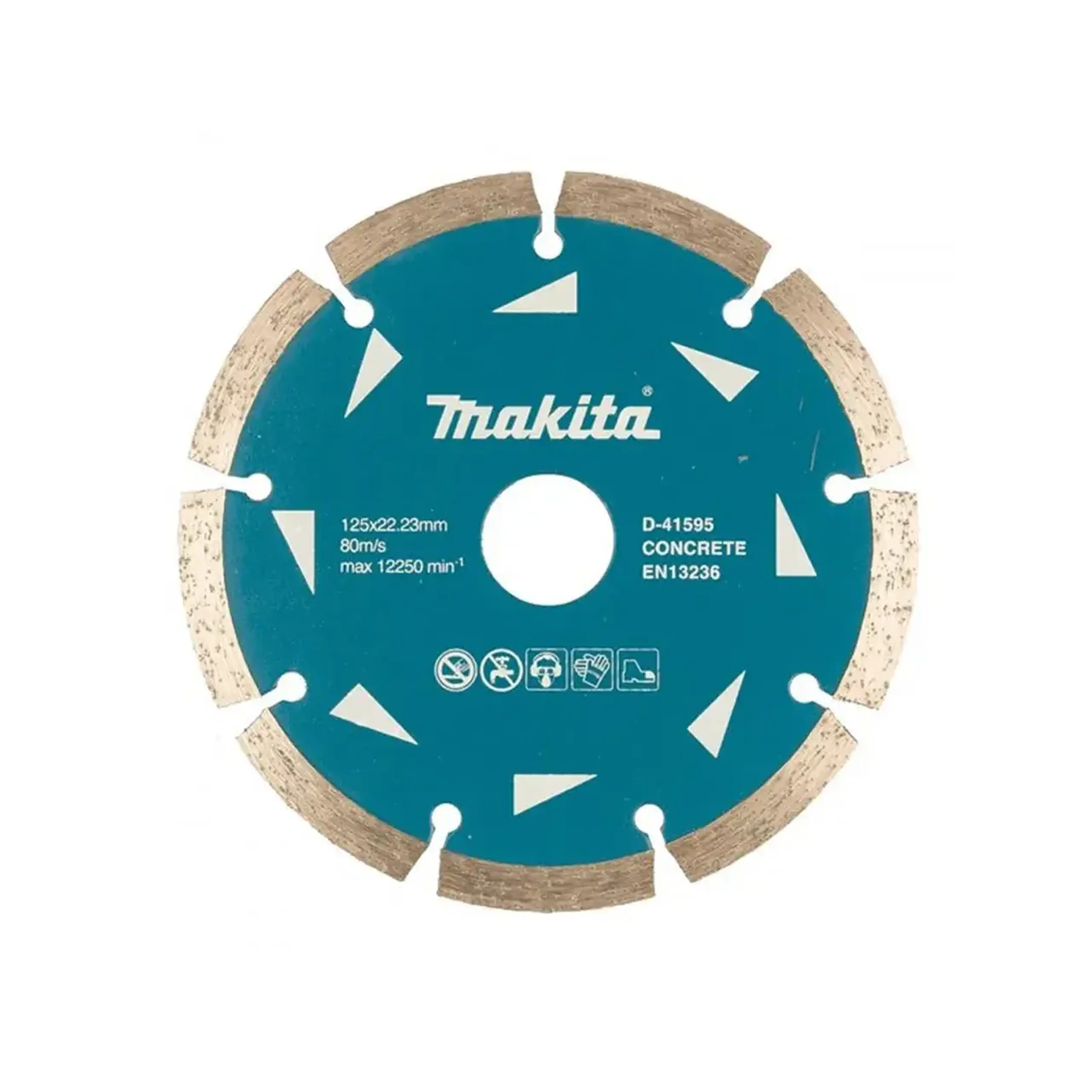Disc diamantat segmentat pentru beton 125 * 22.23 mm Makita - Diametru 125 *