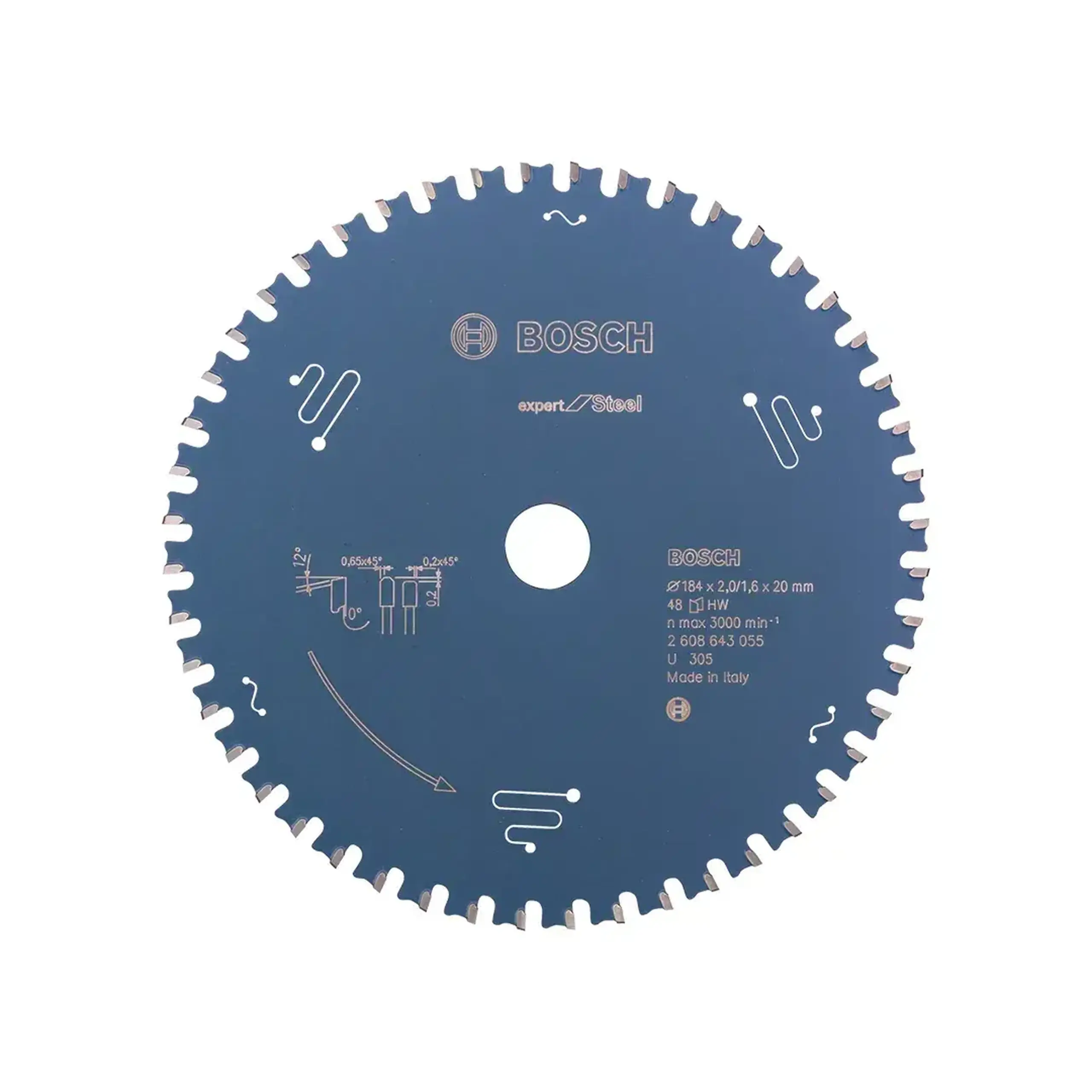 Disc de tăiat pentru oţel EXPERT 184 * 20 mm Bosch