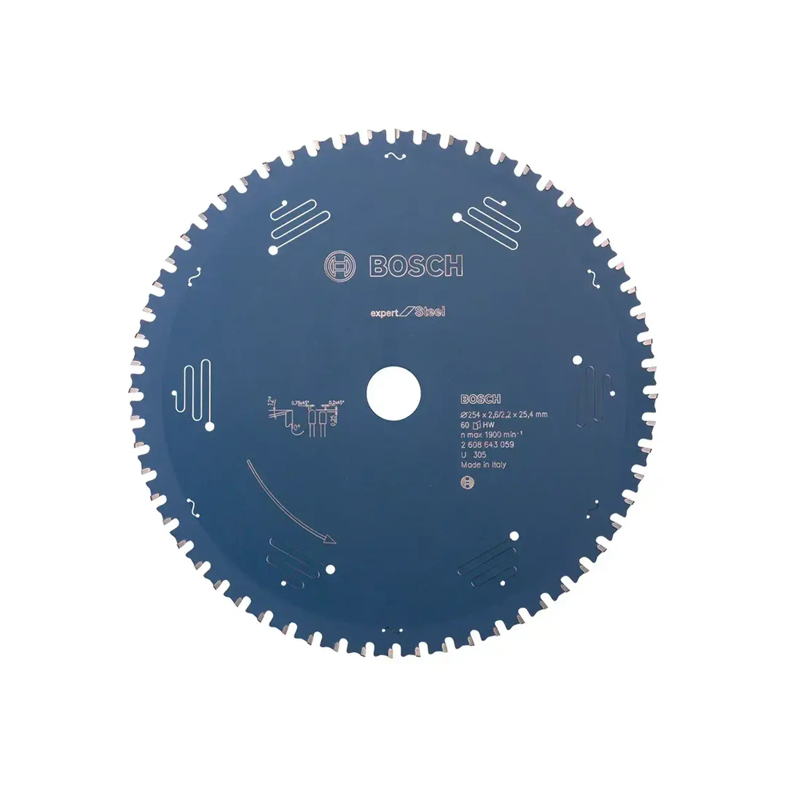 Disc de tăiat pentru oţel EXPERT FOR STEEL 254 * 25.4 mm Bosch
