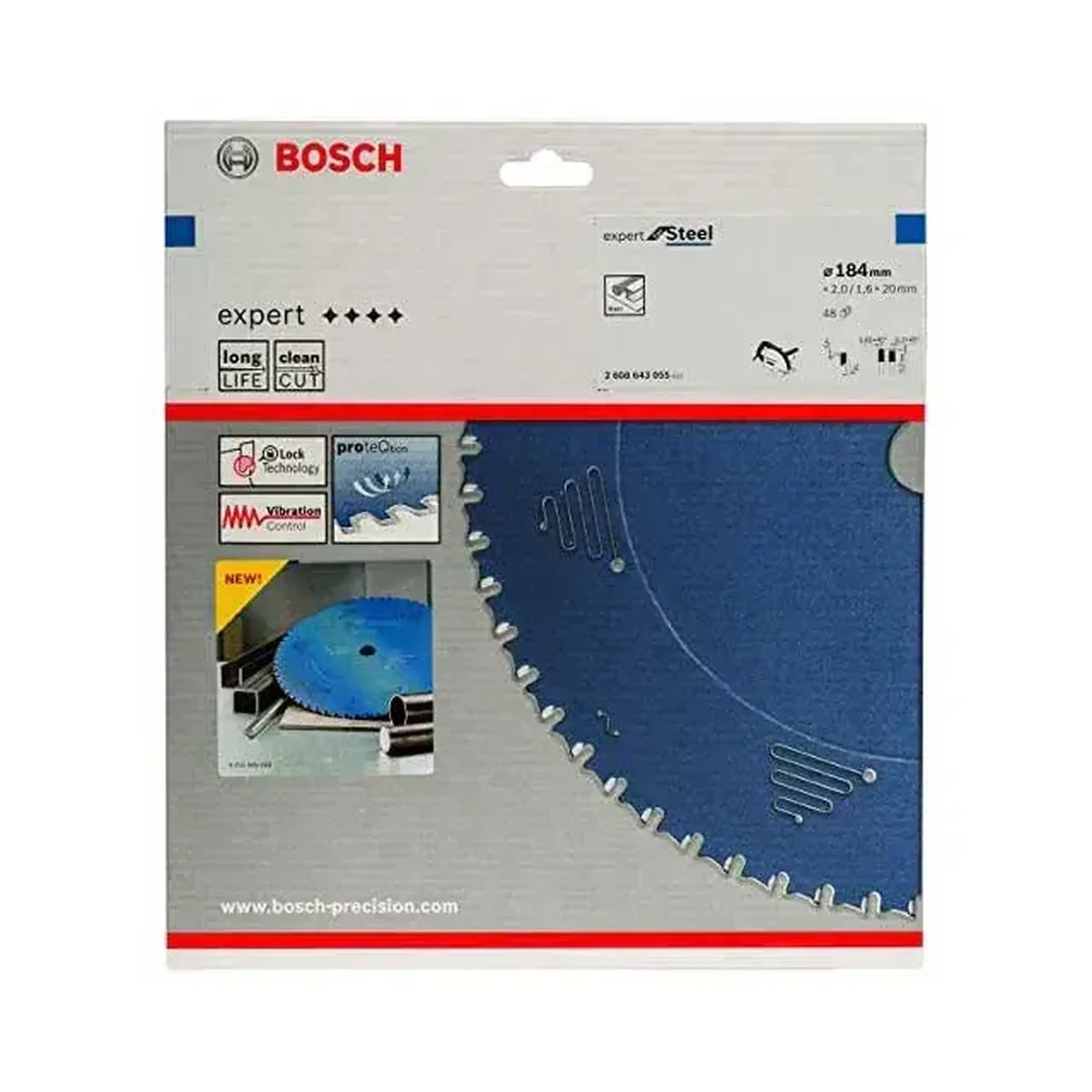 Disc de tăiat pentru oţel EXPERT 184 * 20 mm Bosch
