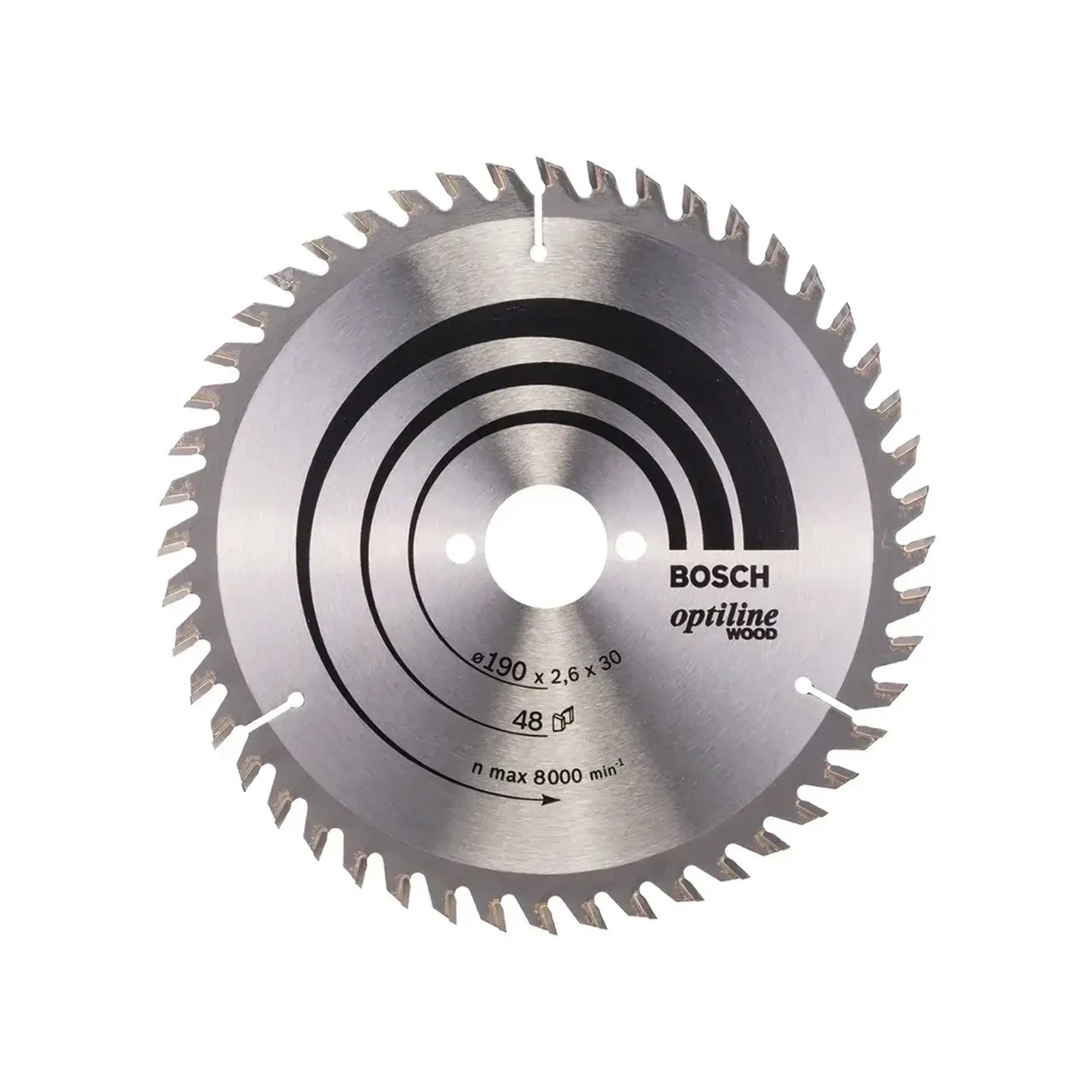 Disc de tăiat lemn 190 * 30 mm Bosch