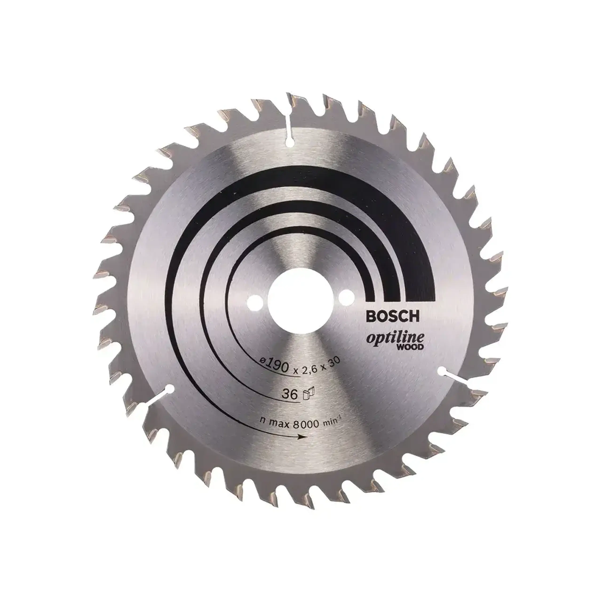 Disc de tăiat lemn 190 * 30 mm Bosch