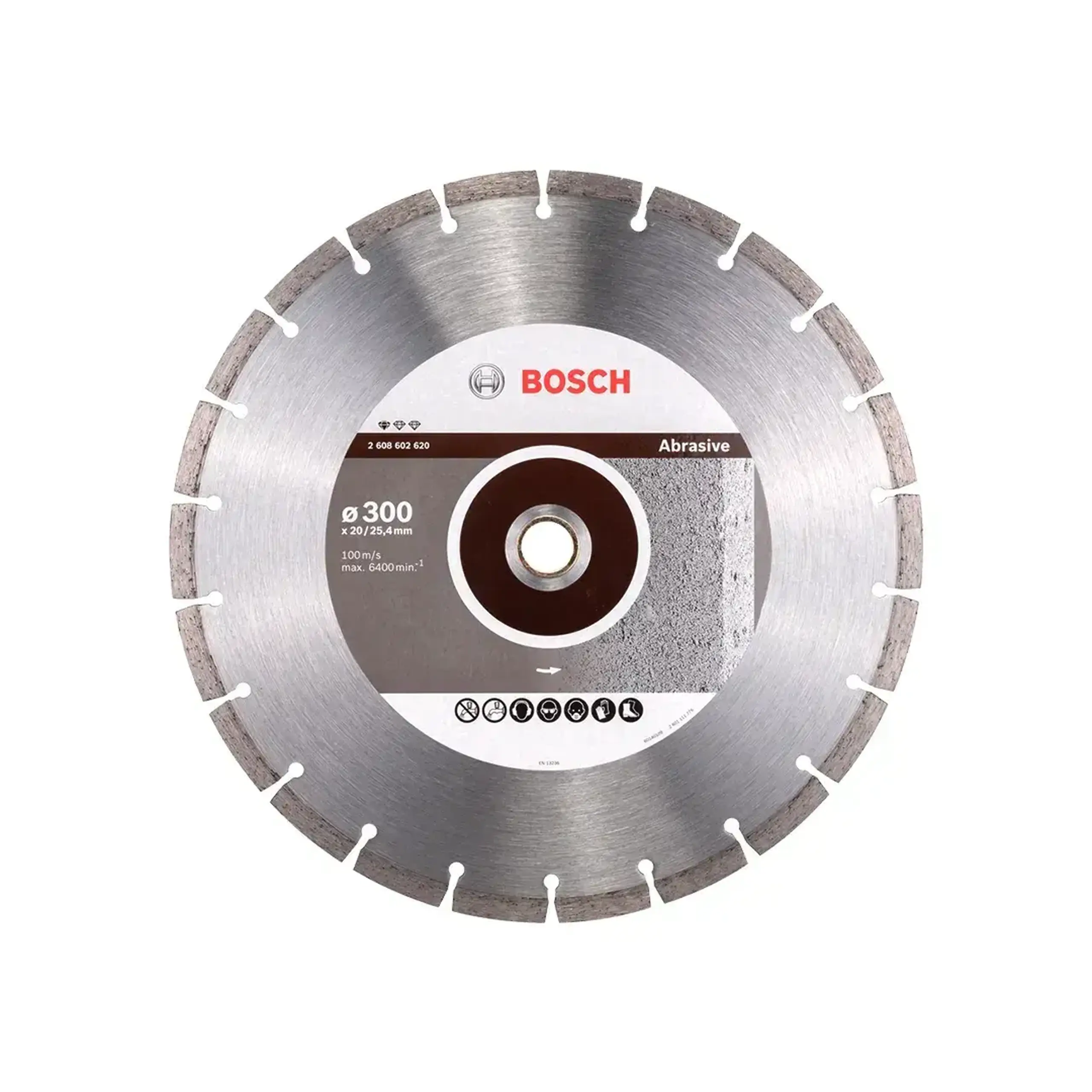 Disc diamantat segmentat pentru beton 300 * 20/25.4 mm Bosch