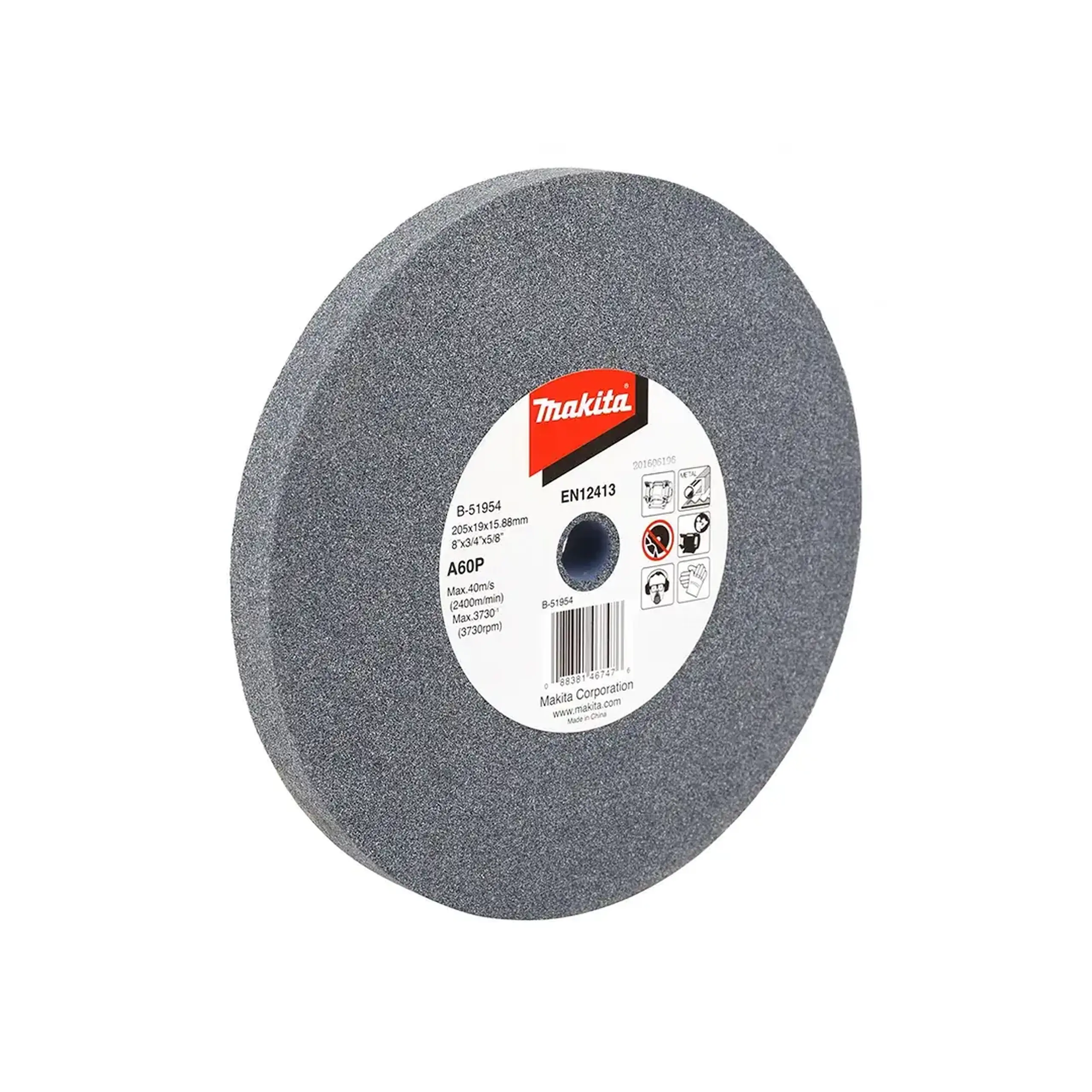 Piatră abrazivă P60 150 x 16 mm 12.7 mm Makita