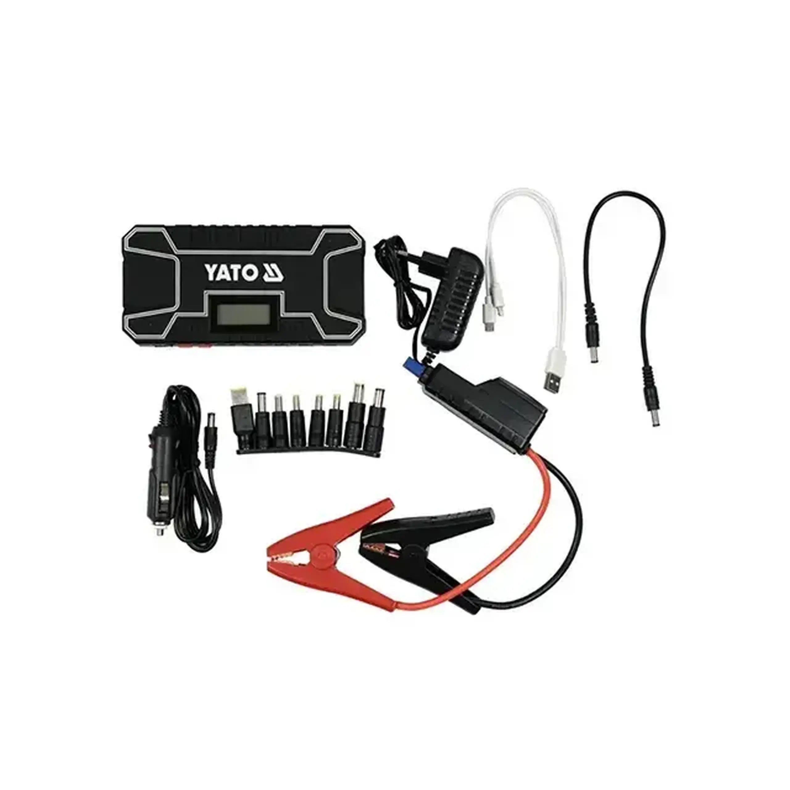 Dispozitiv de încarcare/pornire acumulator 5/12/19 V DC Yato