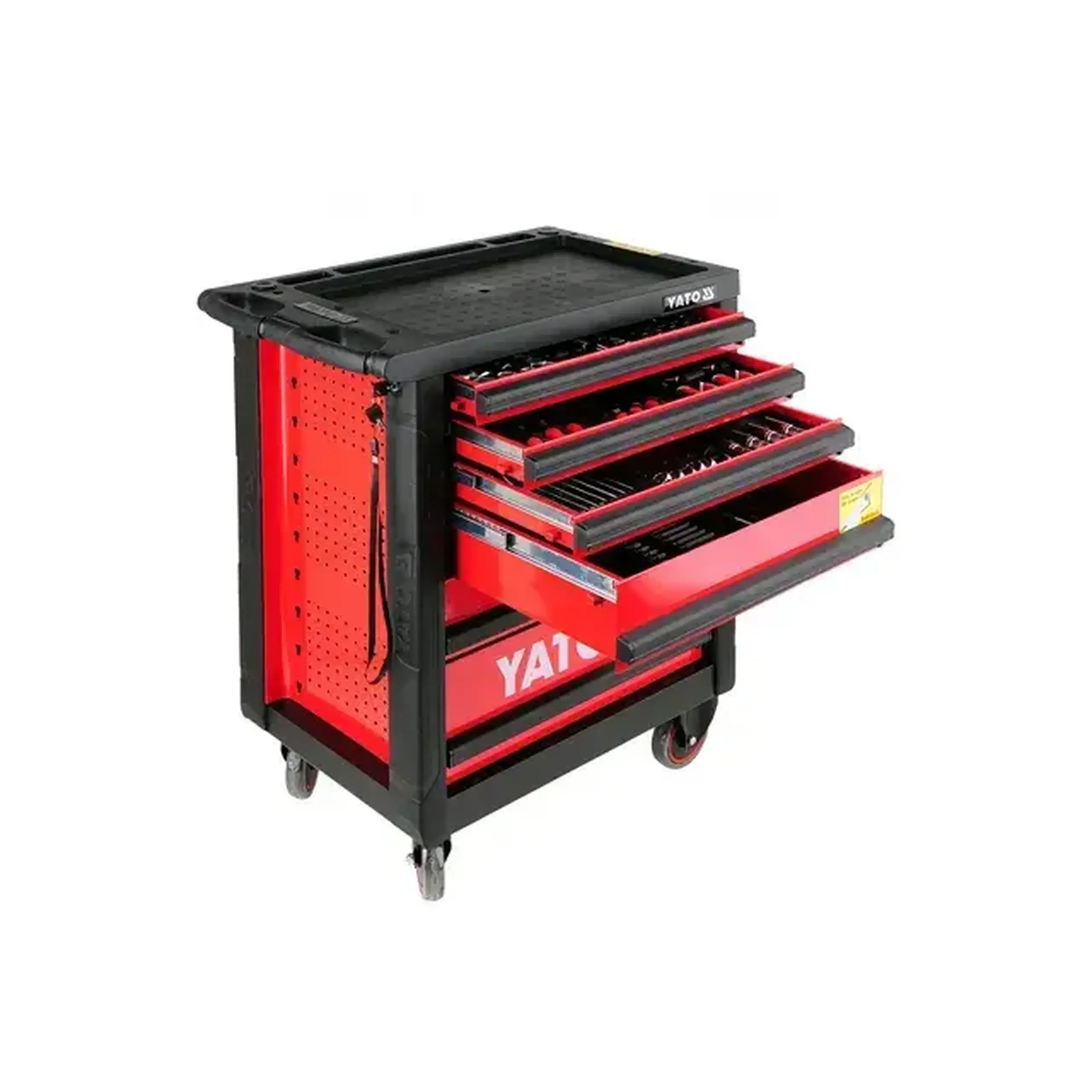 Dulap mobil cu scule 958 x 766 x 465 mm 6 sertare 177 buc. Yato - Bucăţi în set 177 buc.