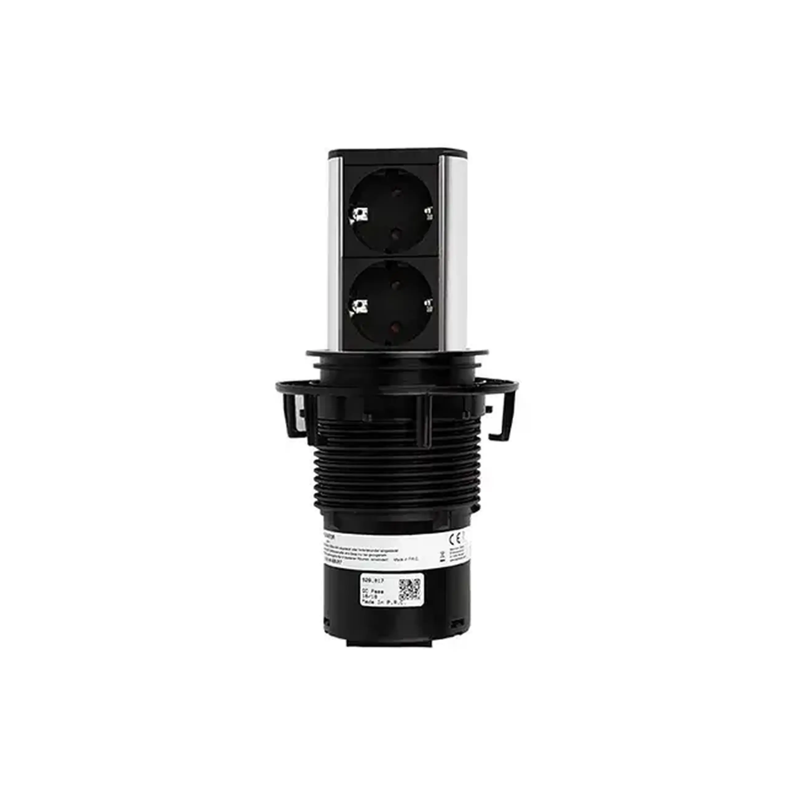 Elevator cu prize 928.002 16 A 220 V argintiu BACHMANN