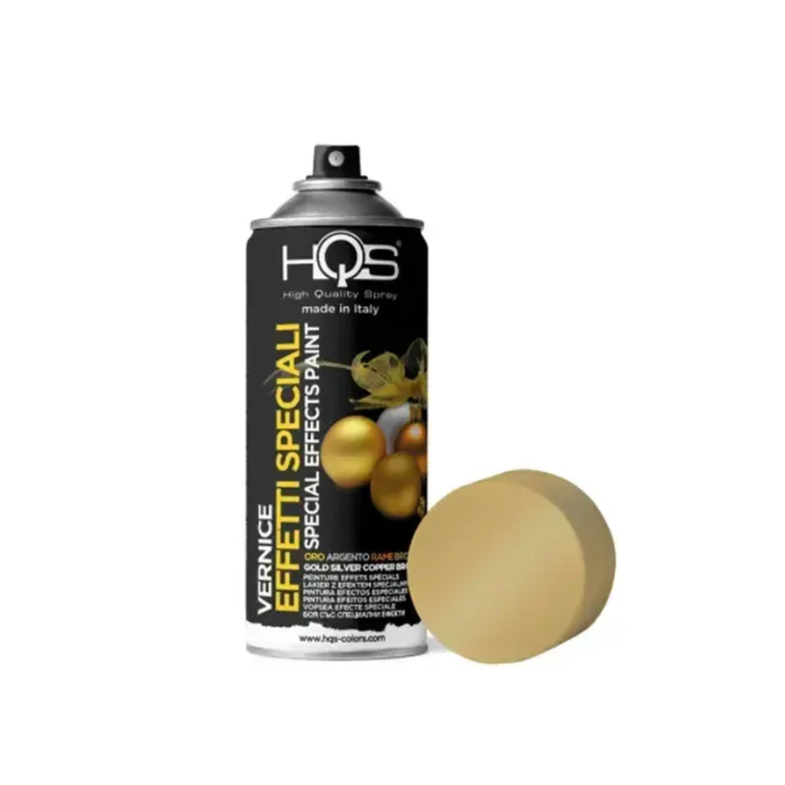 Email spray acrilic auriu antic 400 ml HQS