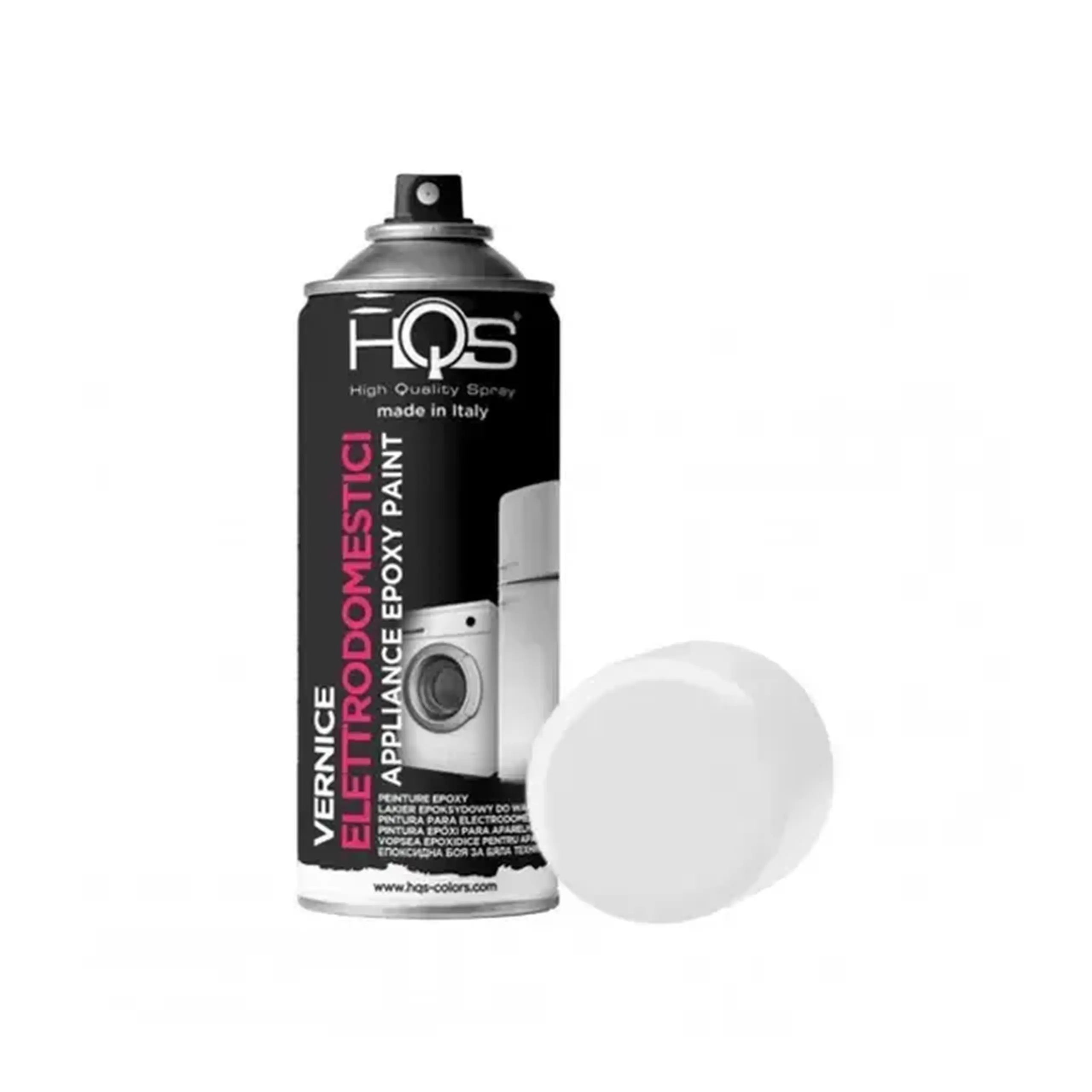 Email spray acrilic alb 400 ml HQS