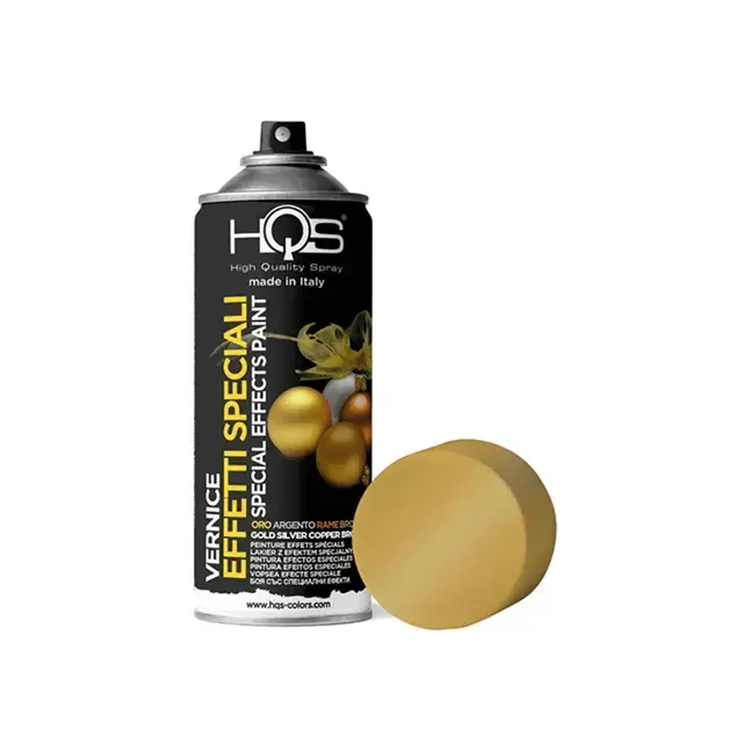 Email spray acrilic auriu 400 ml HQS