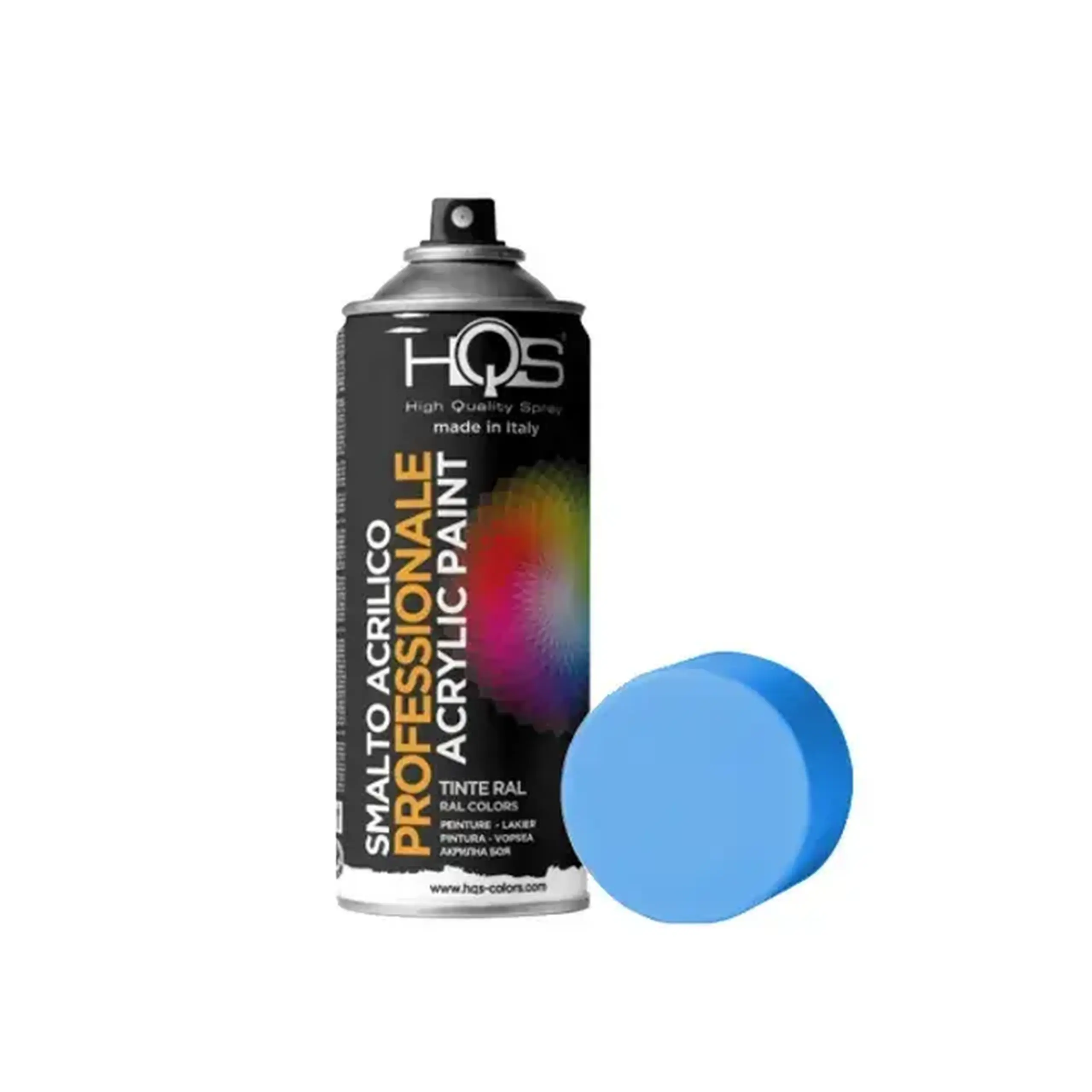 Email spray acrilic flourescent albastru 400 ml HQS