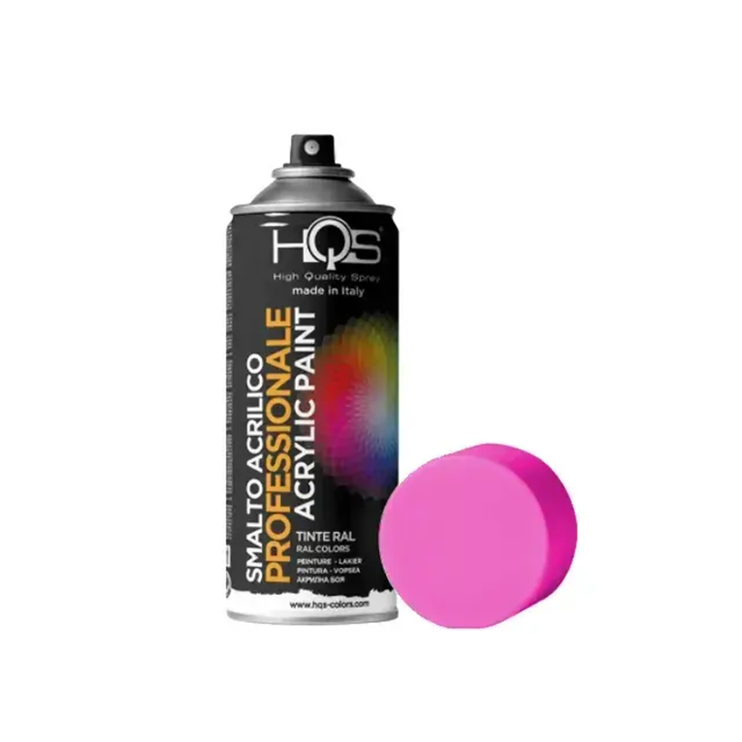 Email spray acrilic flourescent roz 400 ml HQS