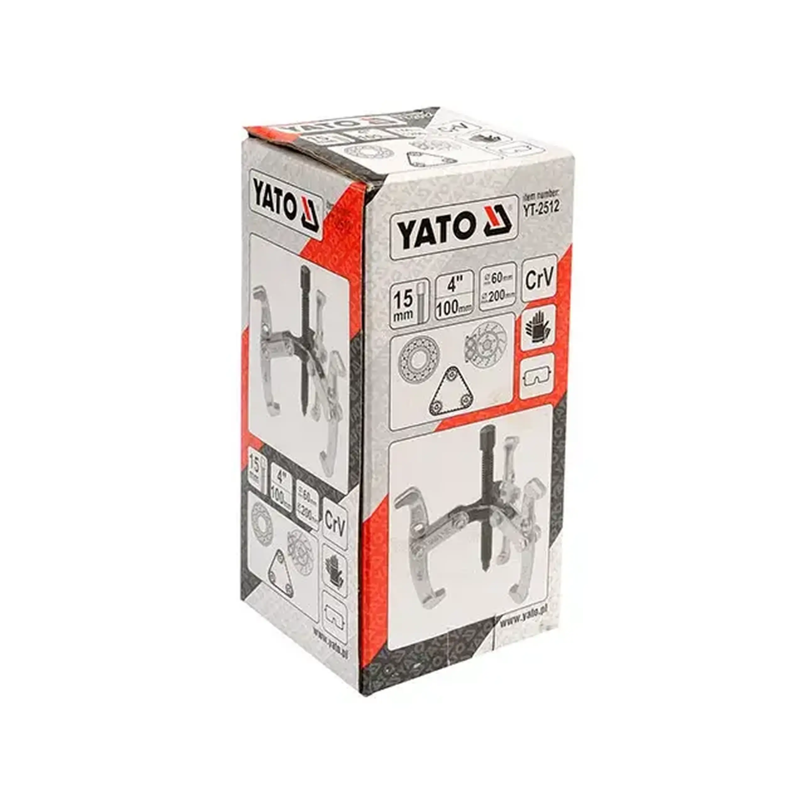 Extractor rulmenți 4"(100 mm) Yato