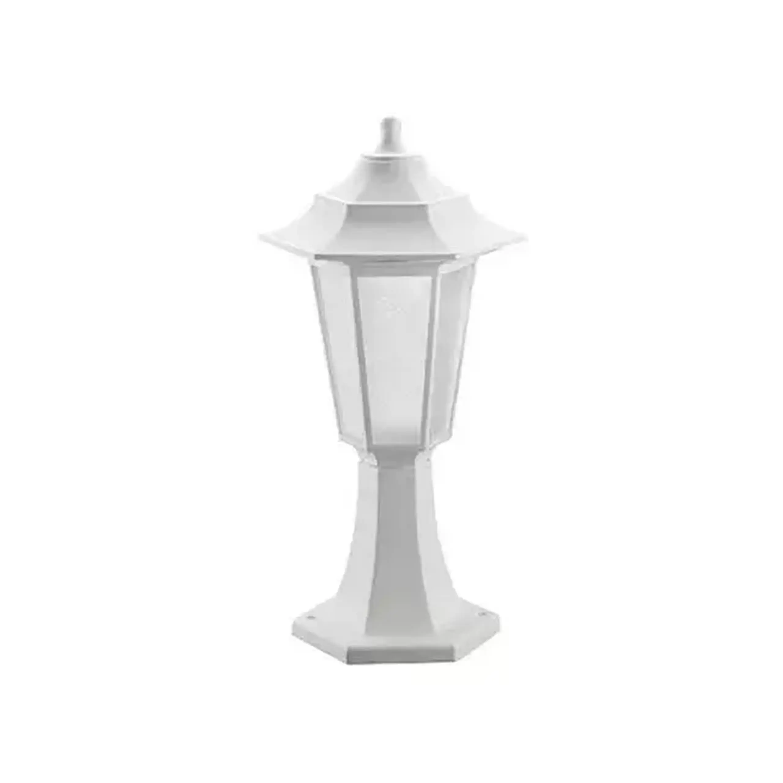 Felinar de grădină BEGONYA 60 W E27 220 - 240 V IP44 Horoz - Culoare Alb