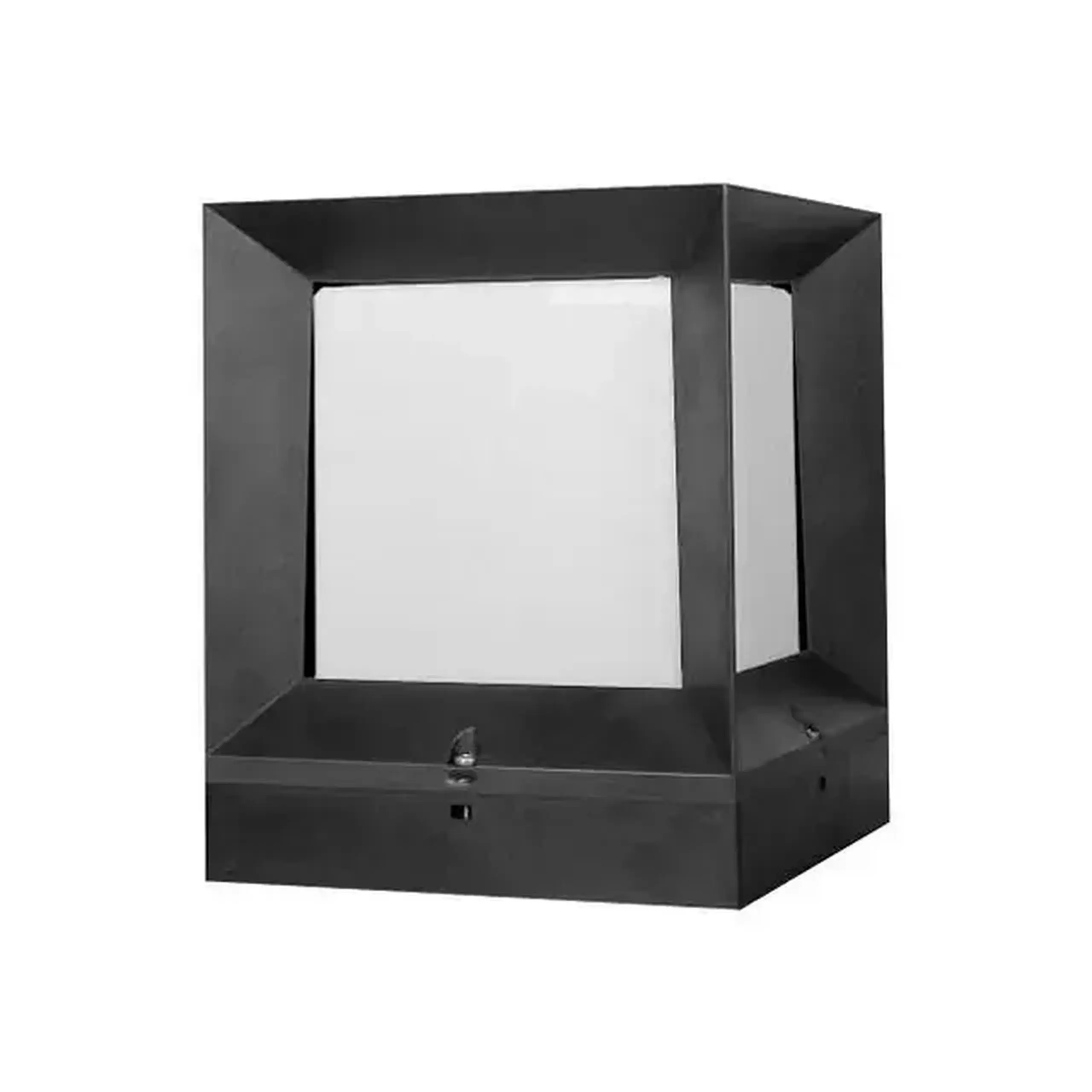 Felinar de grădină PRIZMA 40 W E27 220 - 240 V IP44 Horoz - Culoare Negru