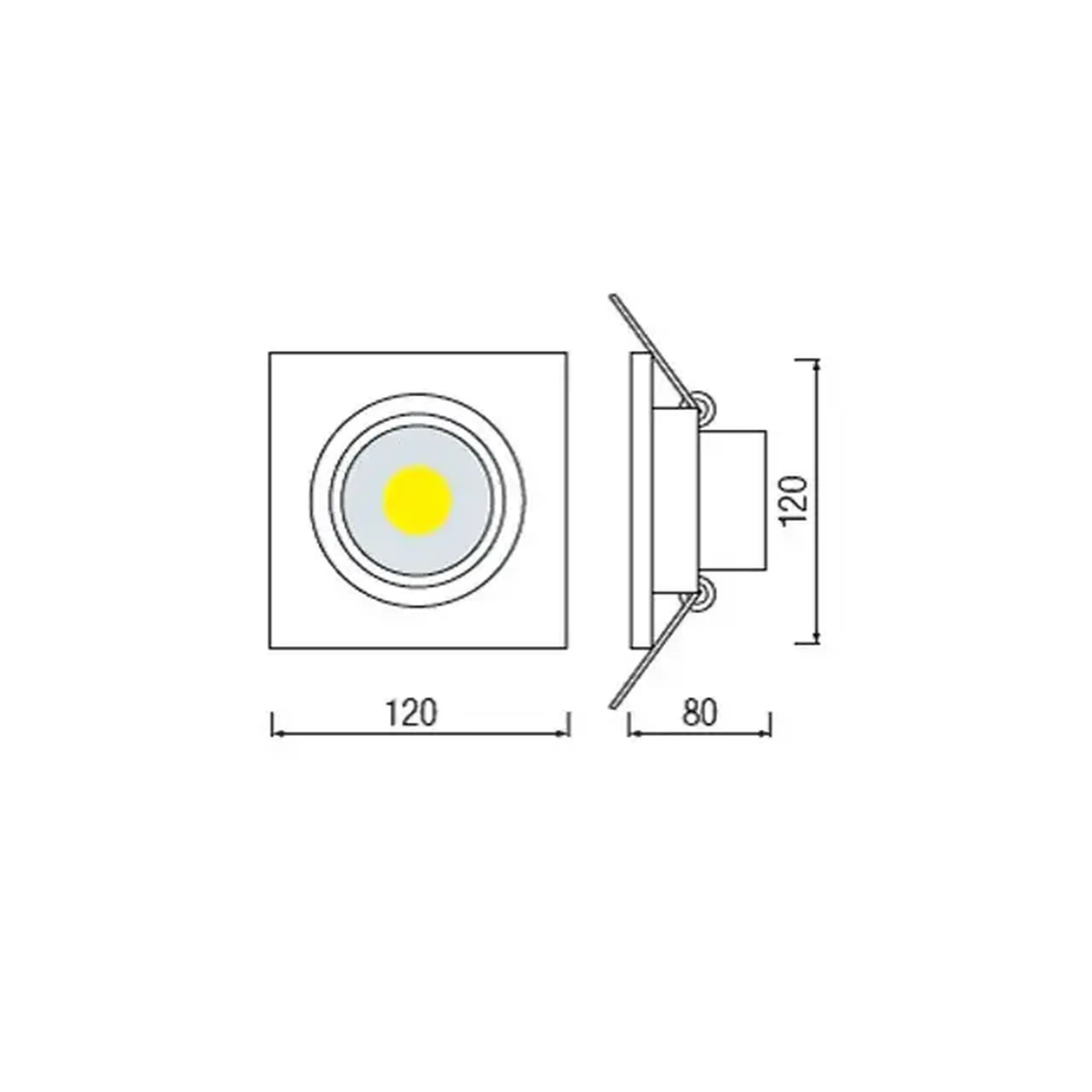 Felinar LED VERONICA 10 W LED 6400 K 220 - 240 V IP20 Horoz - 6400 K (K) 1