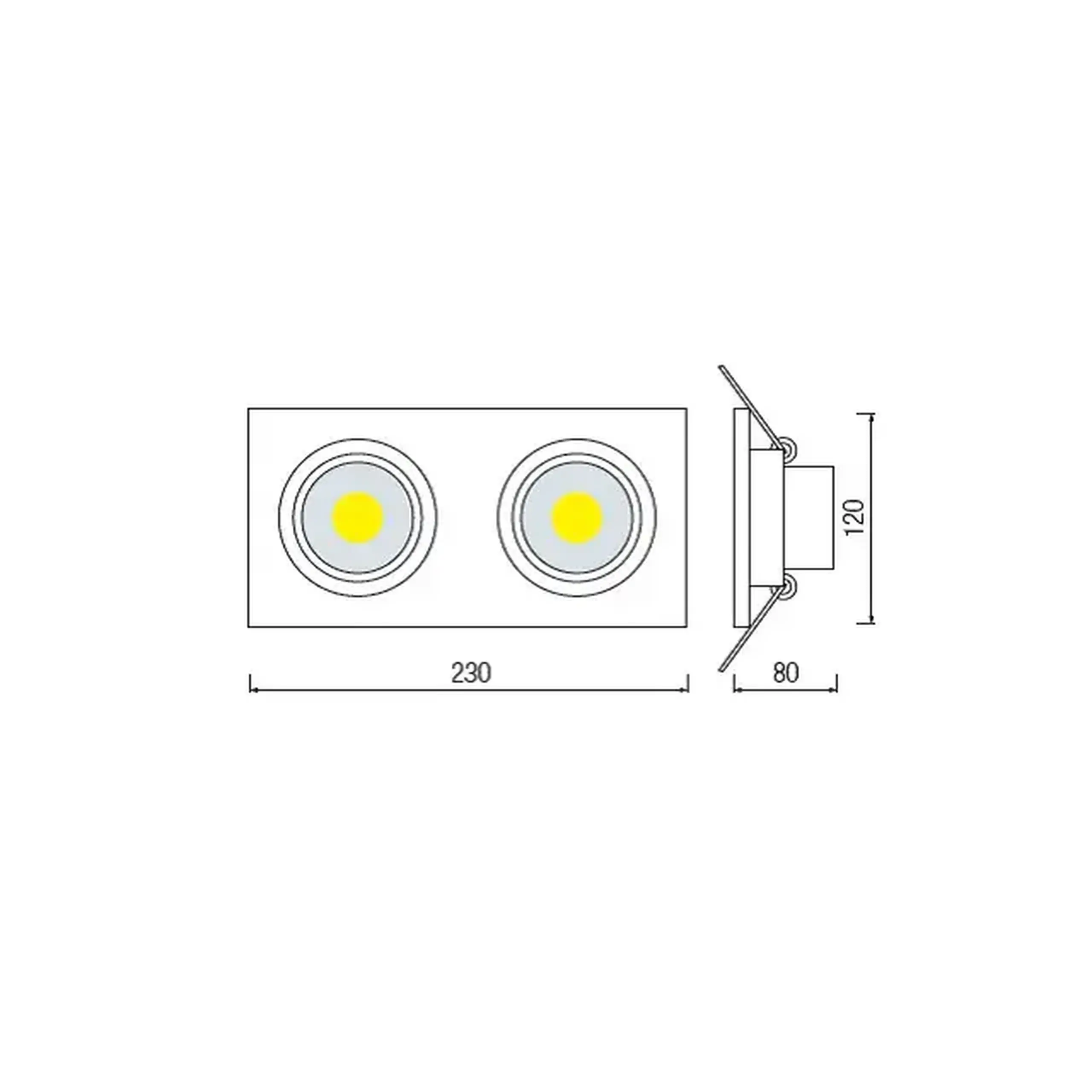 Felinar LED VERONICA 10 W LED 6400 K 220 - 240 V IP20 Horoz - 2700 K (K) 2